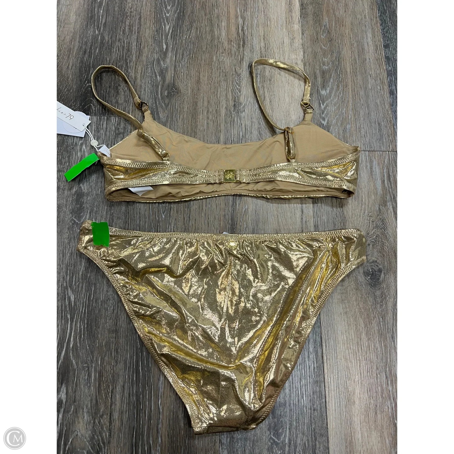 Swimsuit 2pc By Sunshine 79 In Gold, Size: 14