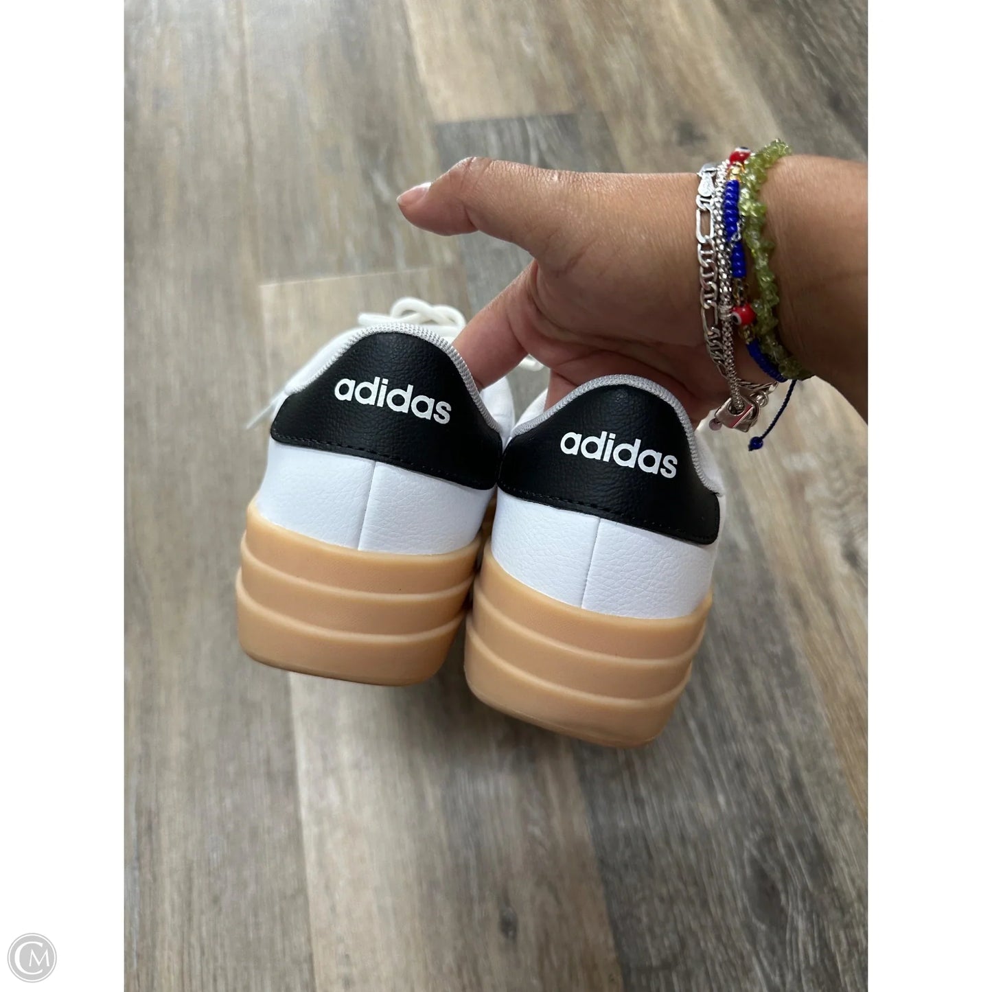 Shoes Sneakers Platform By Adidas In Black & White, Size: 8.5
