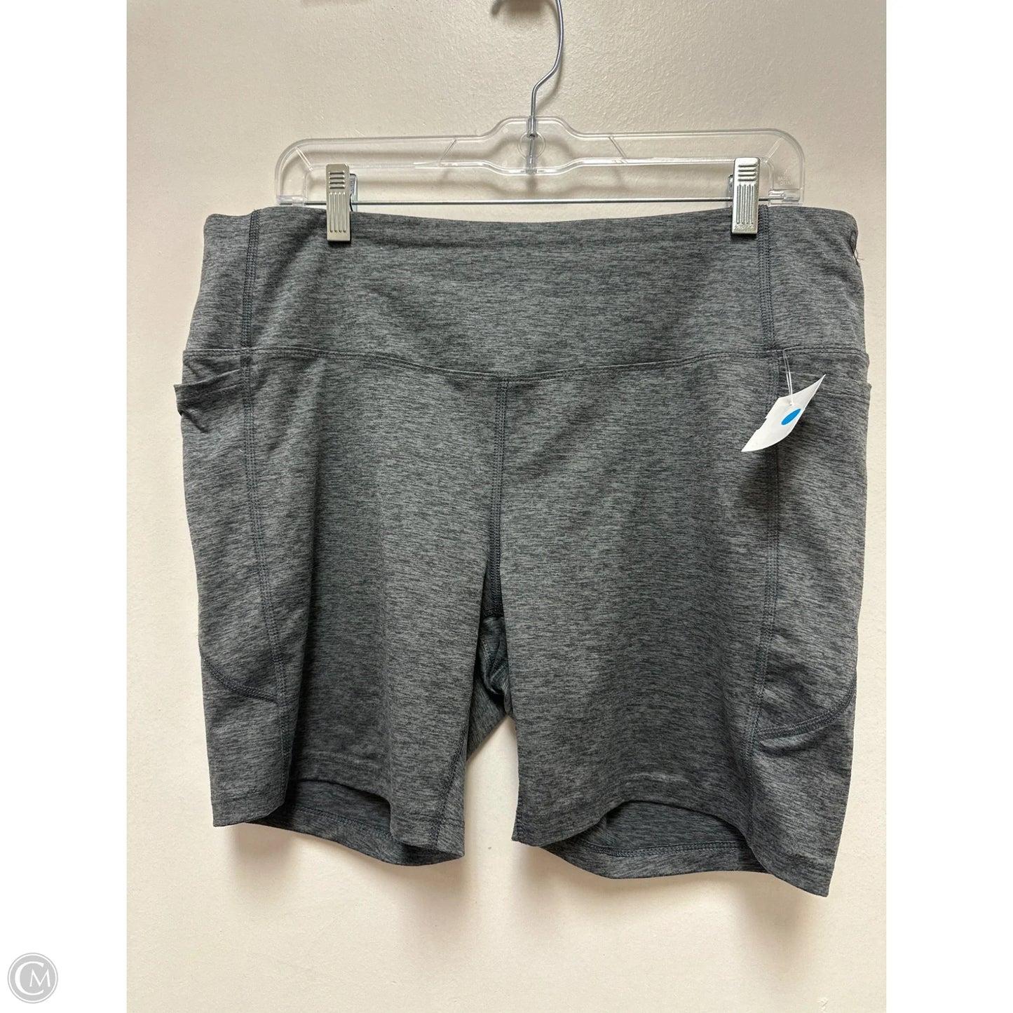 Athletic Shorts By Athletic Works In Grey, Size: 1x