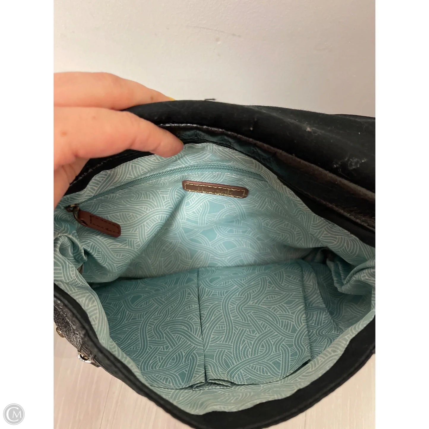 Handbag Leather By The Sak, Size: Medium