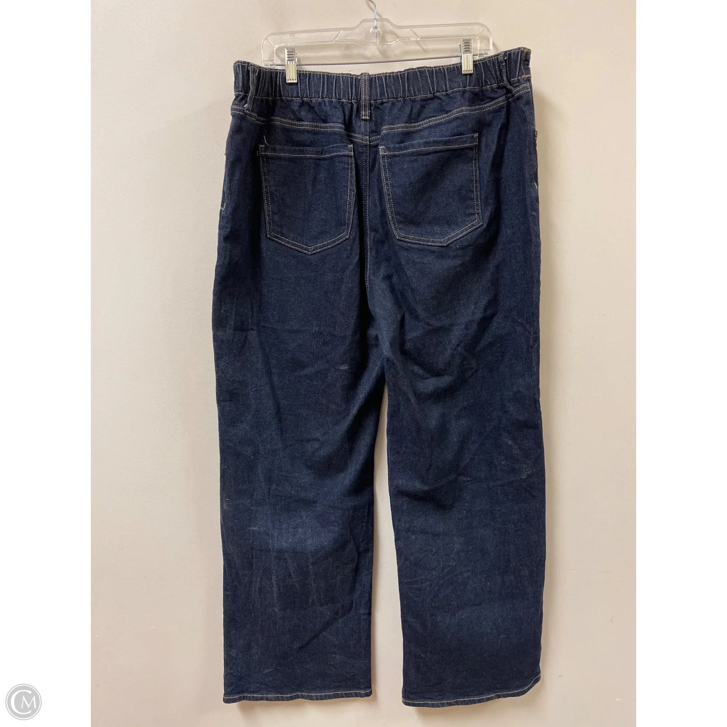 Jeans Wide Leg By No Boundaries In Blue Denim, Size: 20
