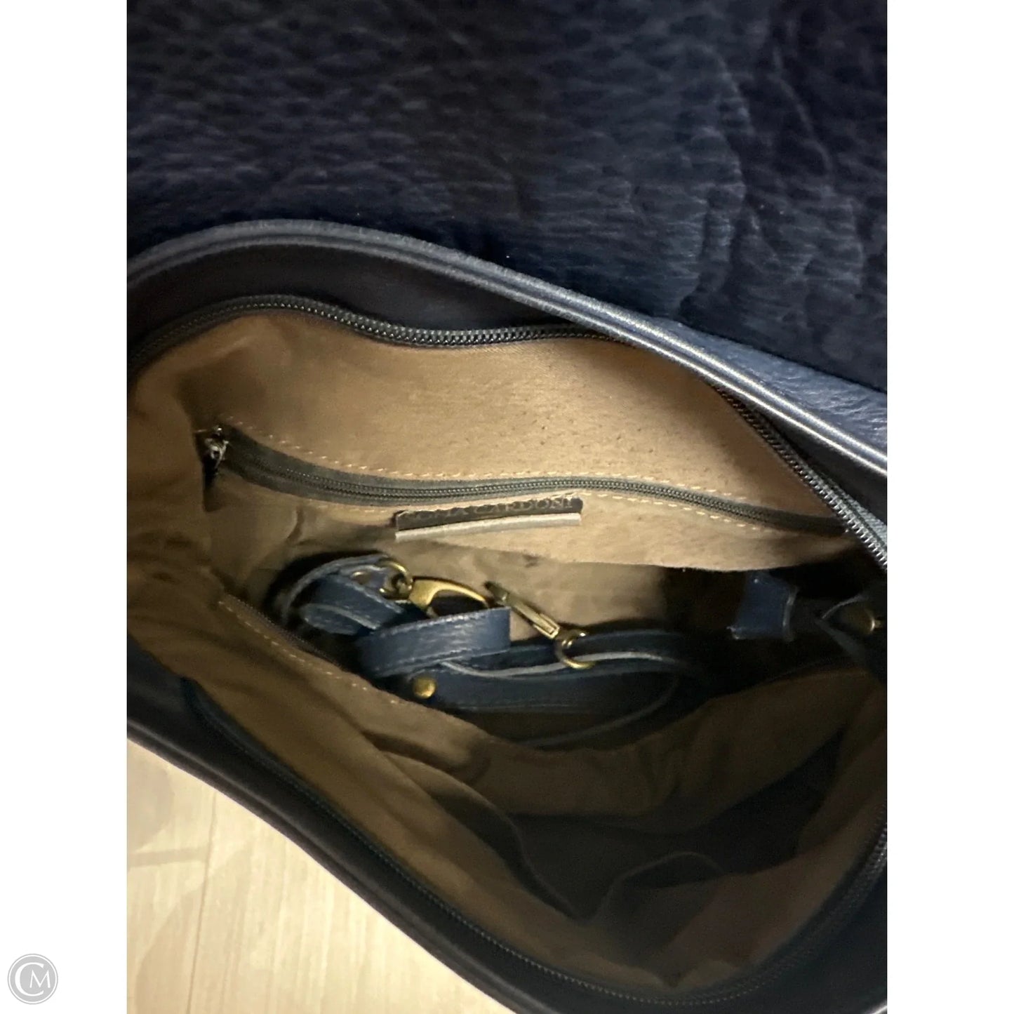 Handbag Leather By Cma, Size: Medium