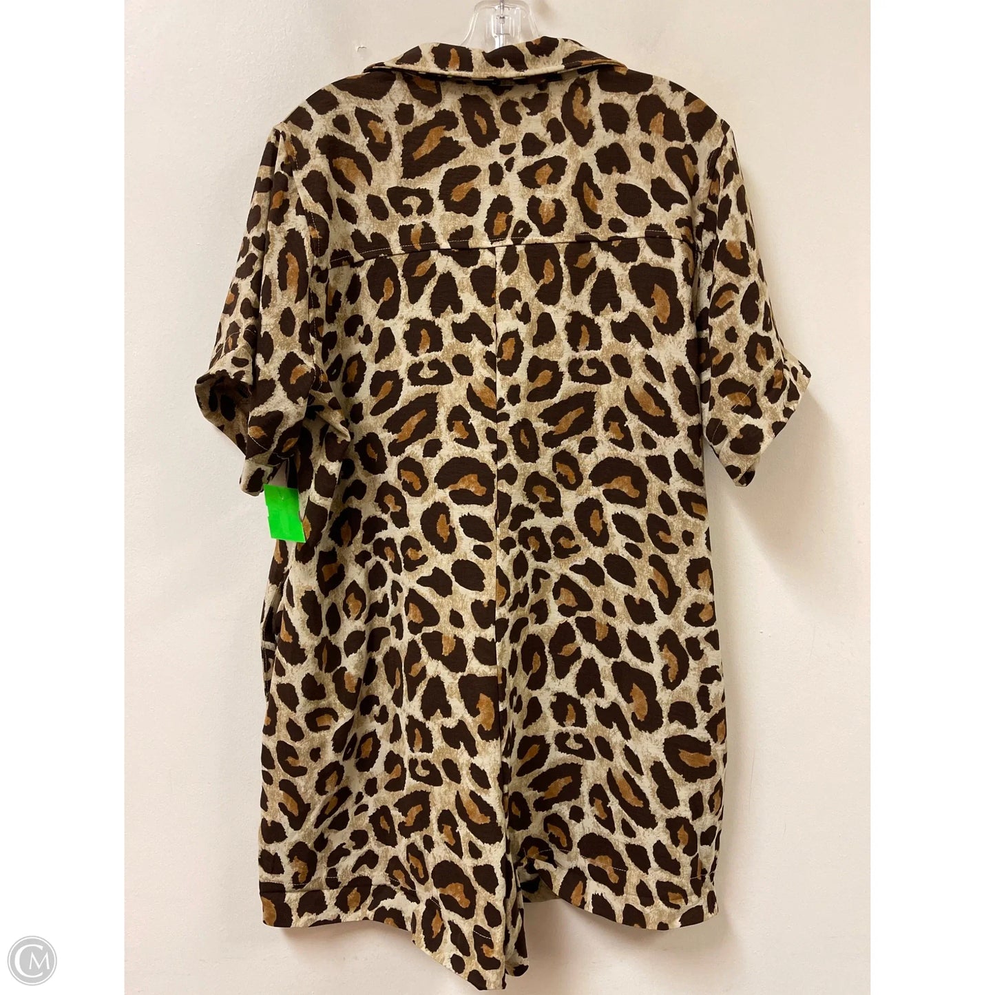 Romper By Day + Moon In Leopard Print, Size: M