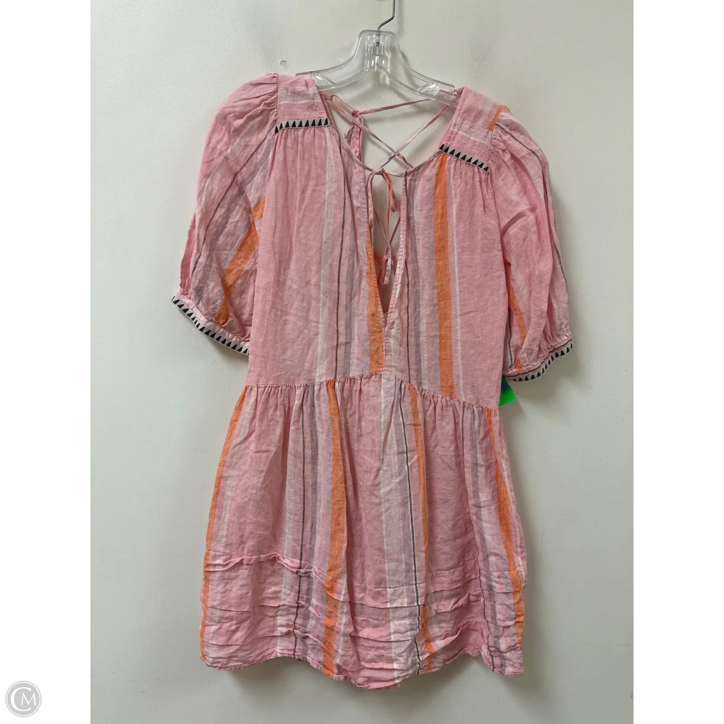 Dress Casual Midi By H&m In Pink, Size: M