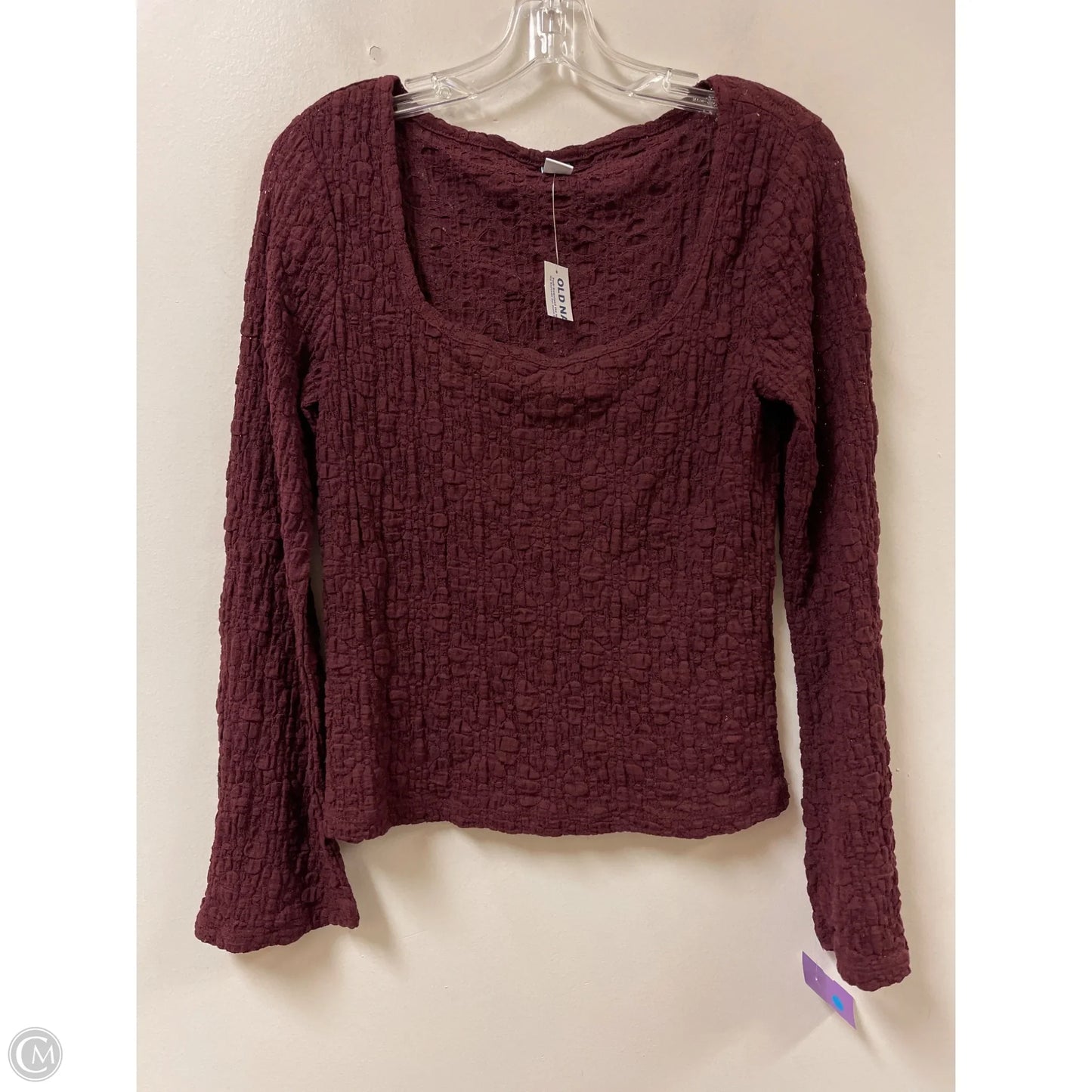 Top Long Sleeve By Old Navy In Purple, Size: M