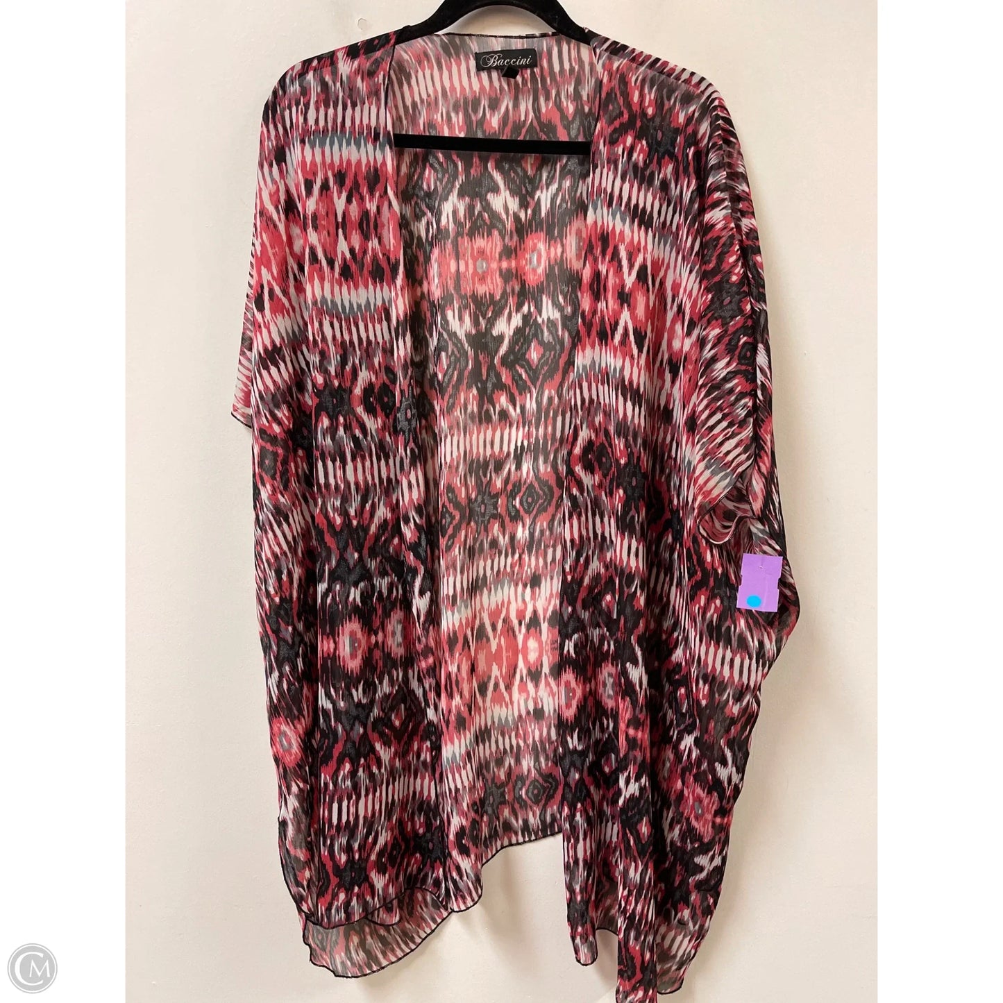 Kimono By Baccini In Black & Red, Size: Osfm