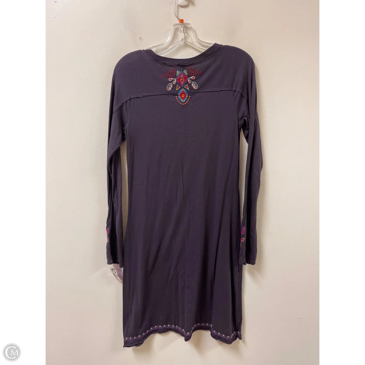 Dress Casual Midi By Johnny Was In Purple, Size: S