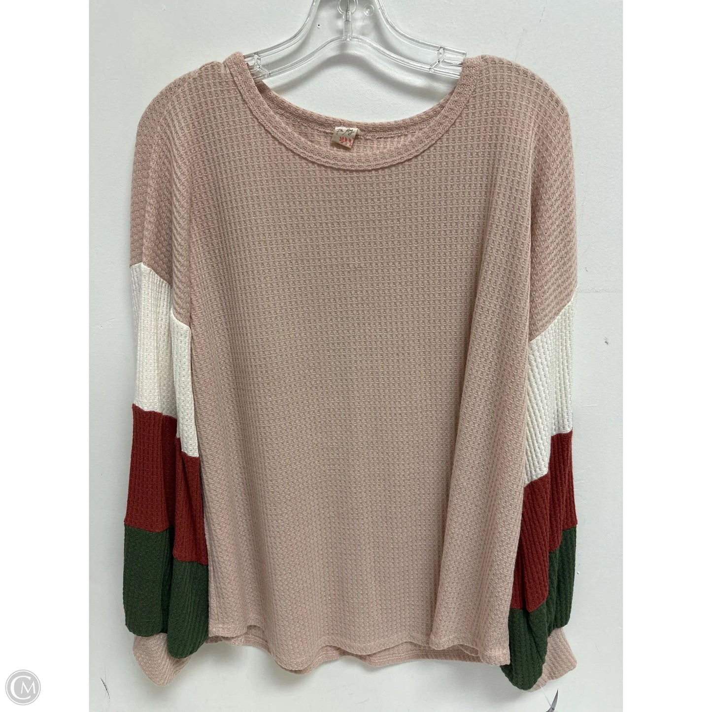 Top Long Sleeve By 7th Ray In Pink, Size: Xl