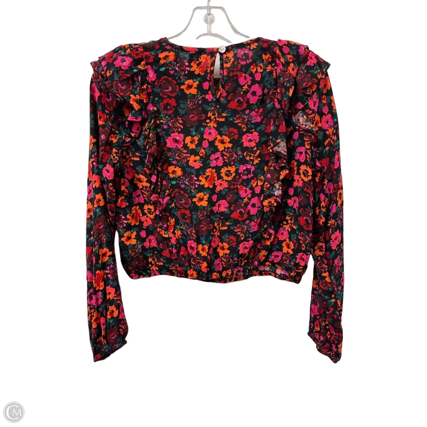 Top Long Sleeve By Wild Fable In Floral Print, Size: Xs
