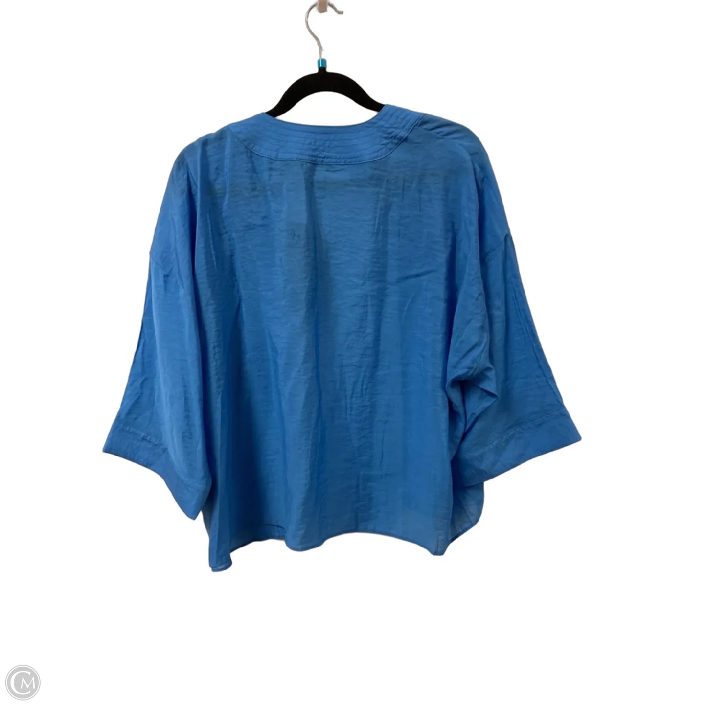 Sweater Cardigan By Clothes Mentor In Blue, Size: S