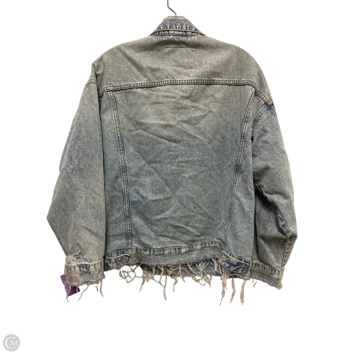 Jacket Denim By Clothes Mentor In Blue Denim, Size: S