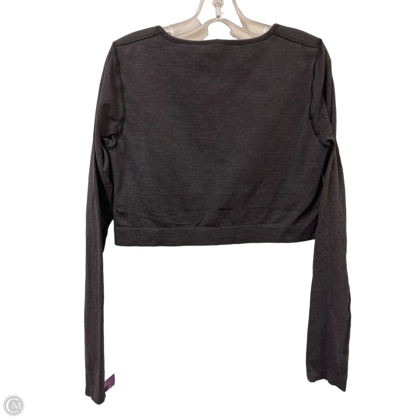 Athletic Top Long Sleeve Crewneck By Lululemon In Black, Size: Xl
