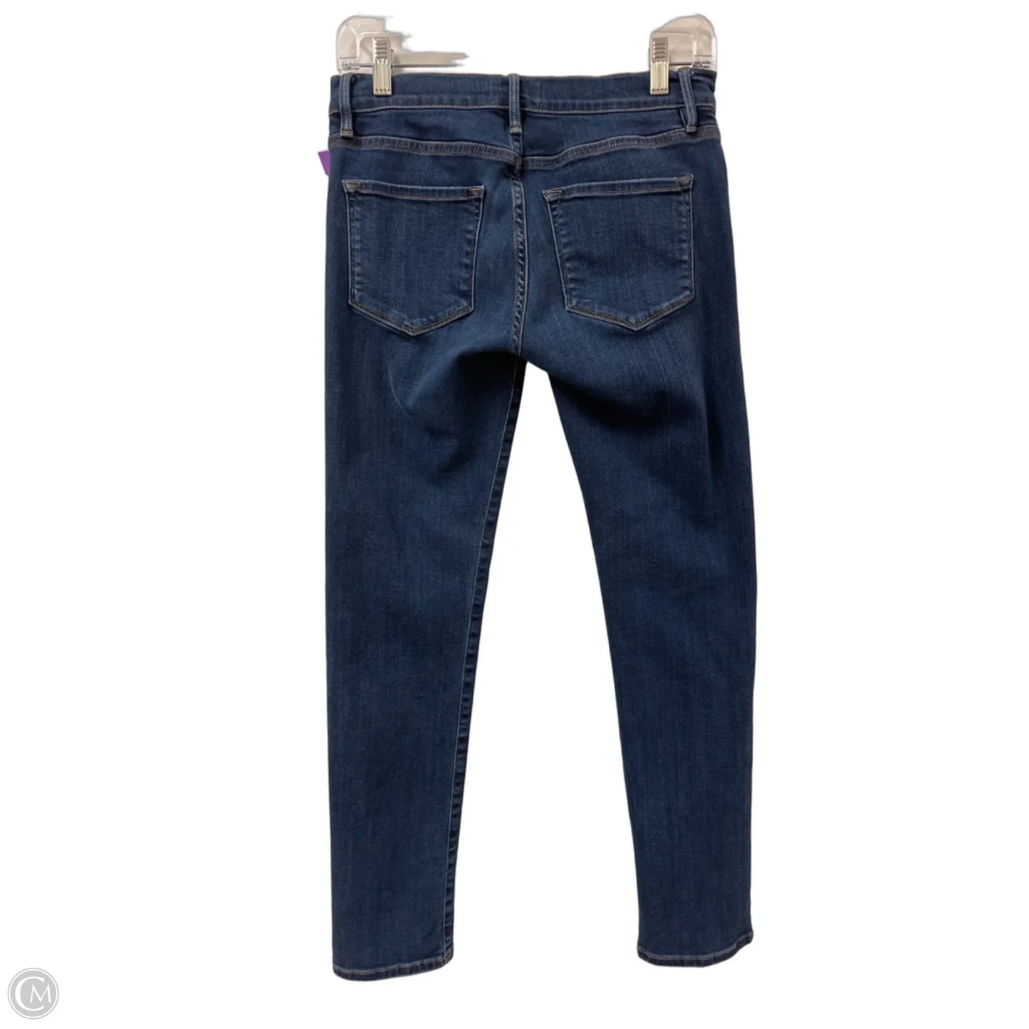 Jeans Skinny By Frame In Blue Denim, Size: 2
