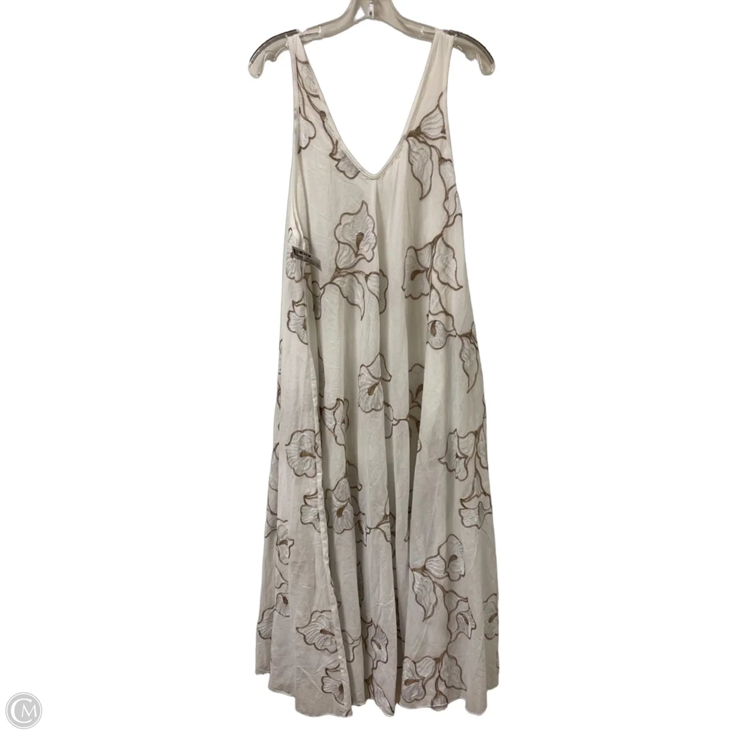 Dress Casual Maxi By Clothes Mentor In White, Size: L