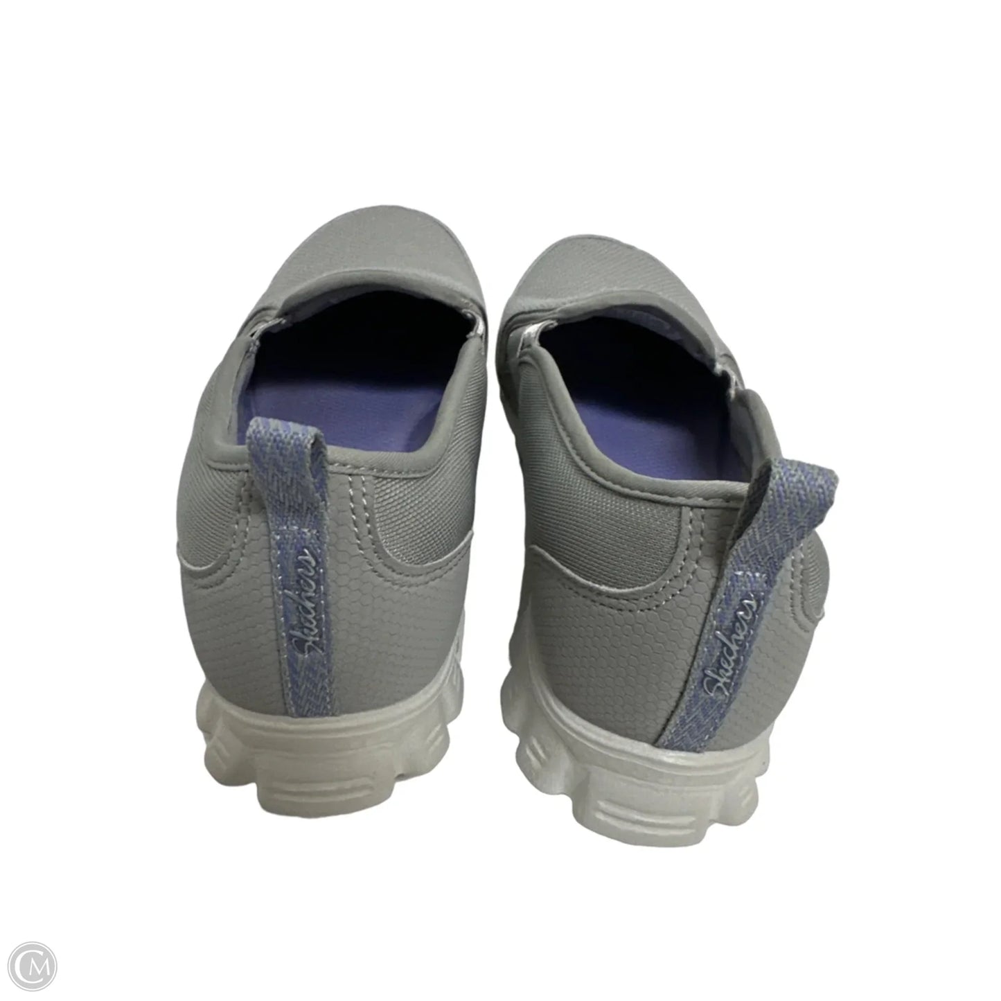 Shoes Flats By Skechers In Grey, Size: 7.5