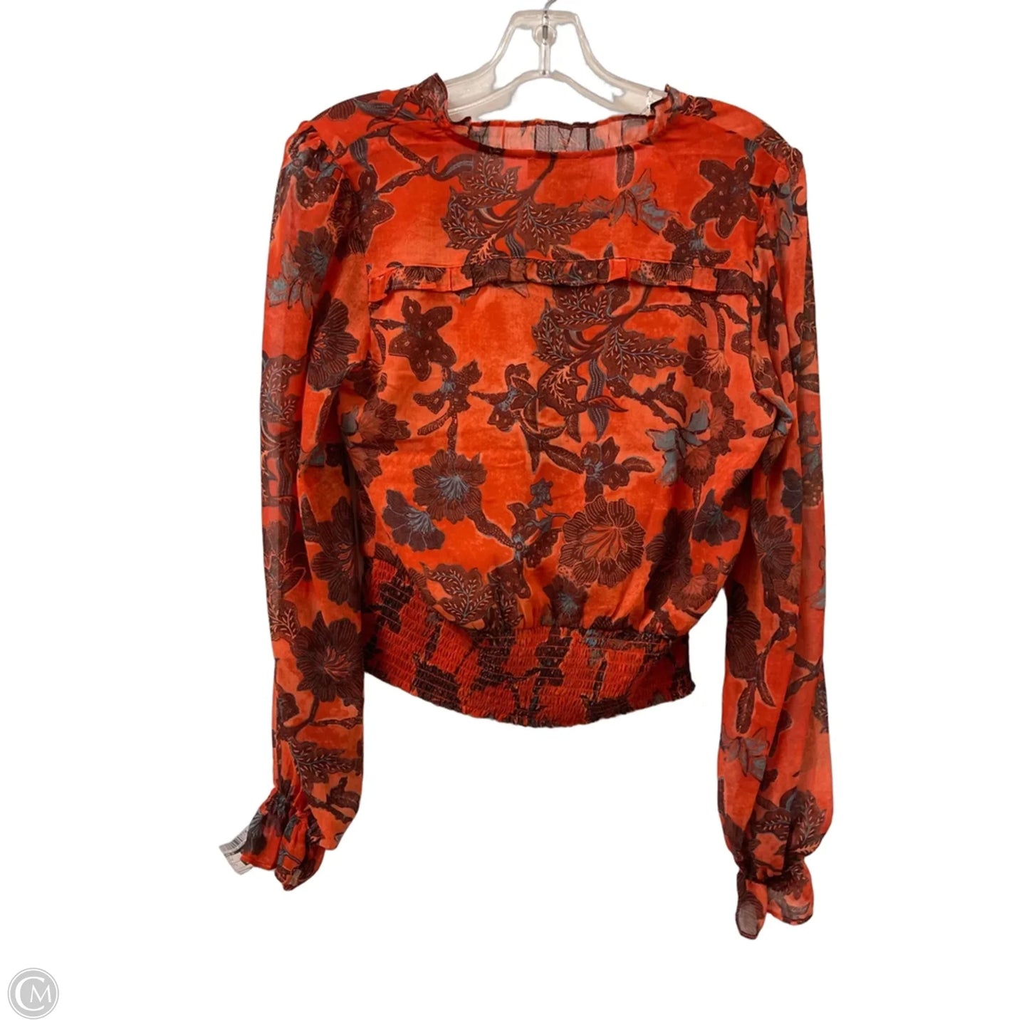 Top Long Sleeve By Rachel Zoe In Orange, Size: S