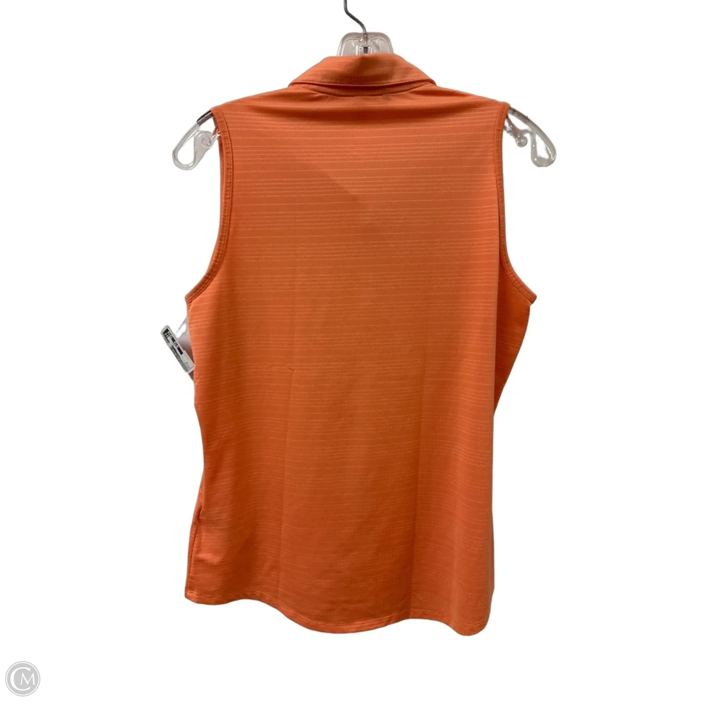 Athletic Tank Top By Adidas In Orange, Size: M