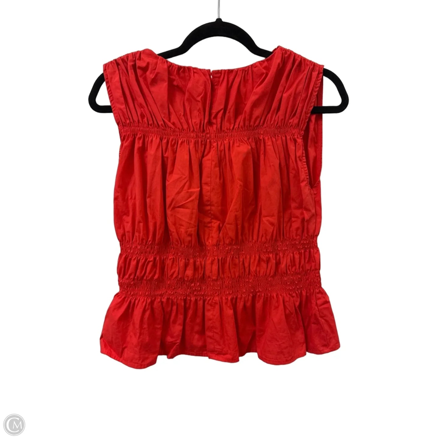 Top Sleeveless By Calvin Klein In Red, Size: M
