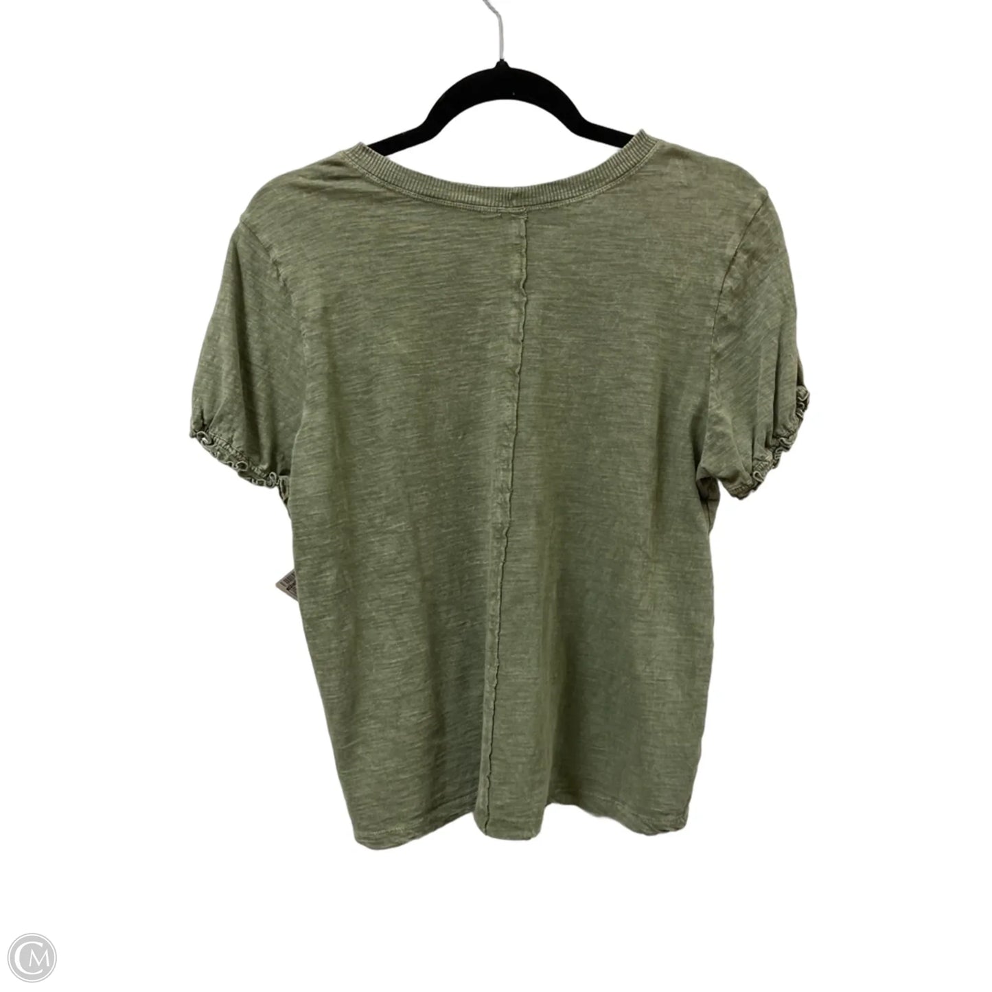Top Short Sleeve By Pilcro In Green, Size: M