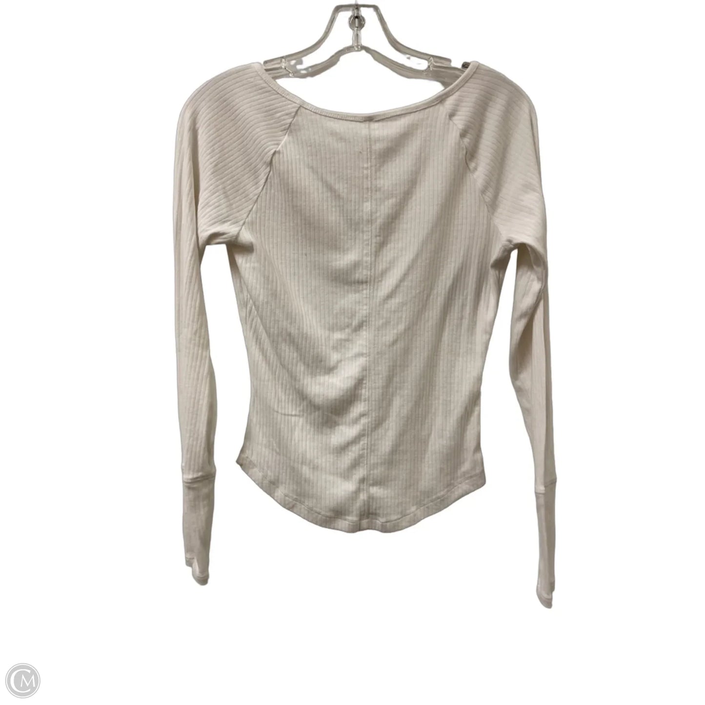 Top Long Sleeve By Free People In White, Size: M