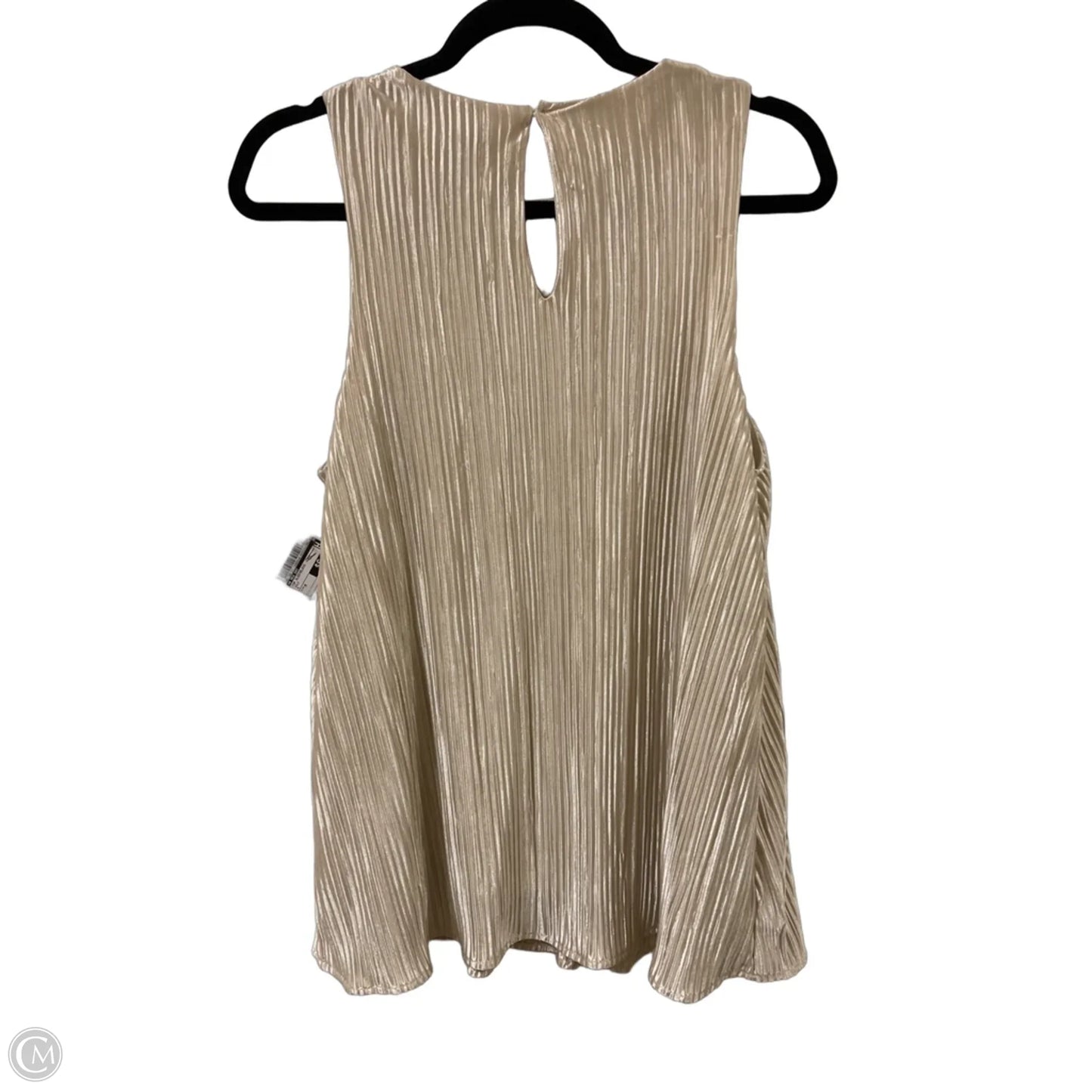 Top Sleeveless By A New Day In Gold, Size: M