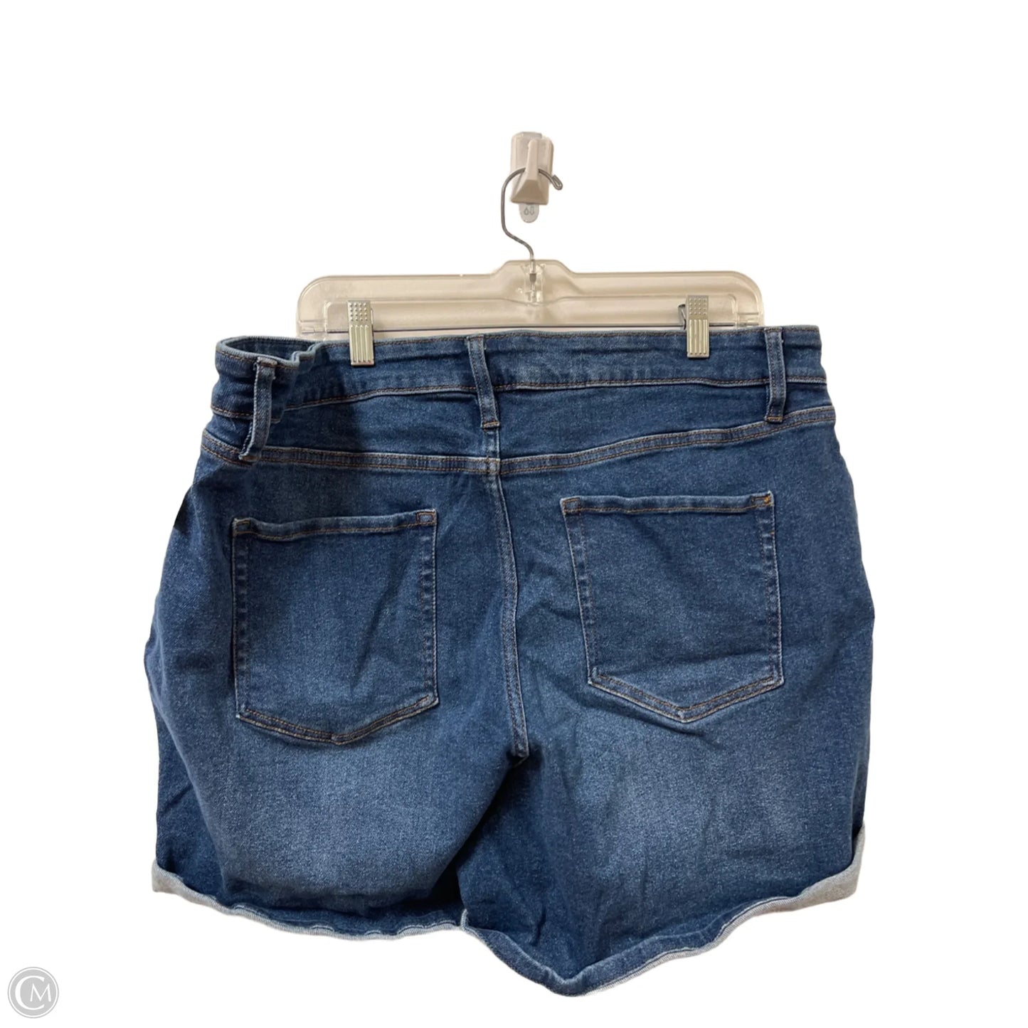 Shorts By Ava & Viv In Blue Denim, Size: 18