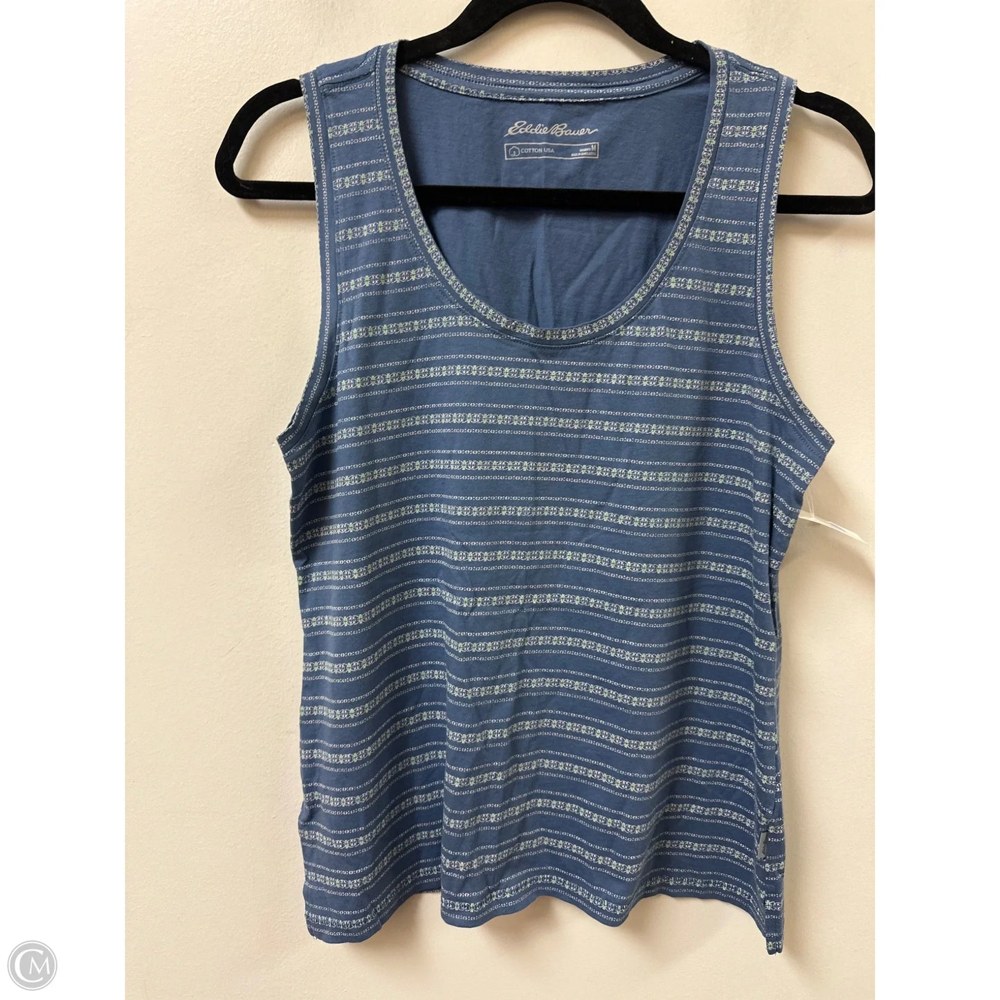 Top Sleeveless By Eddie Bauer In Blue, Size: M