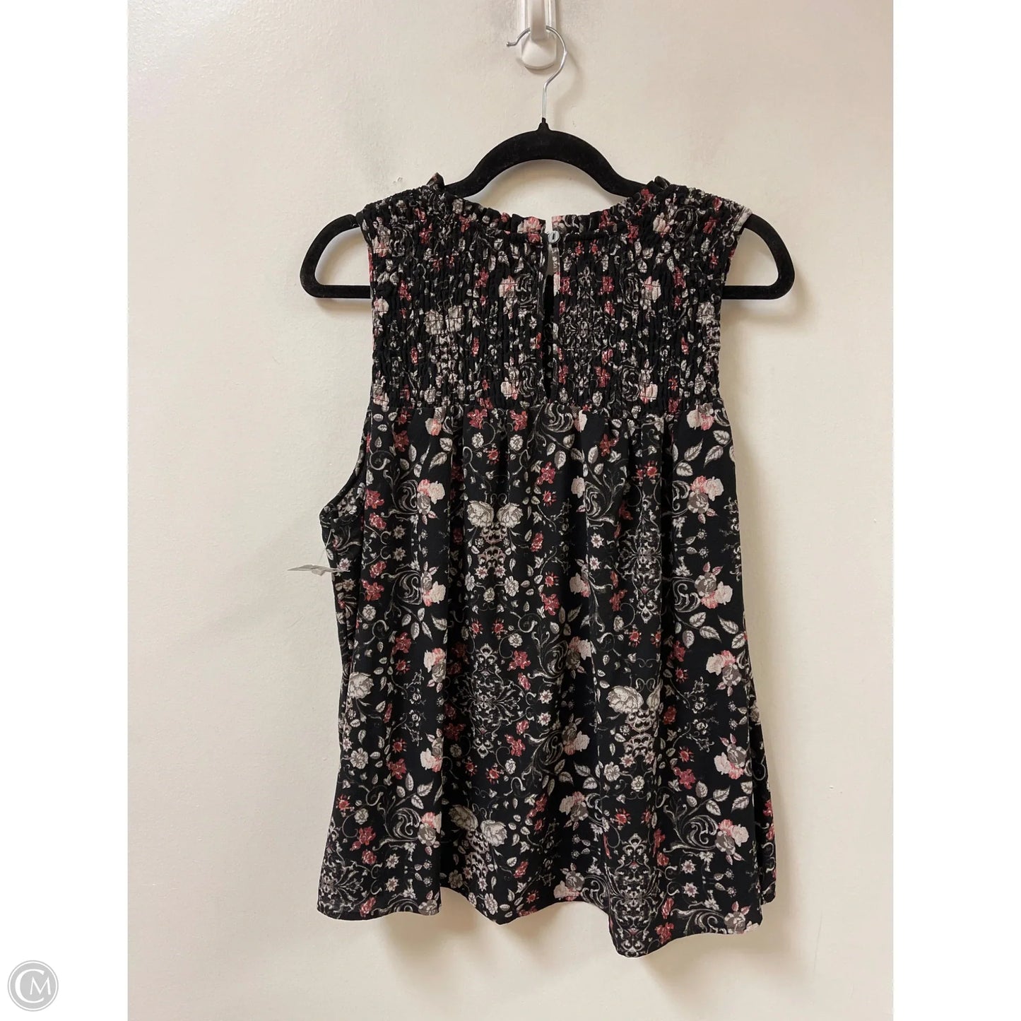 Top Sleeveless By Knox Rose In Black, Size: 1x