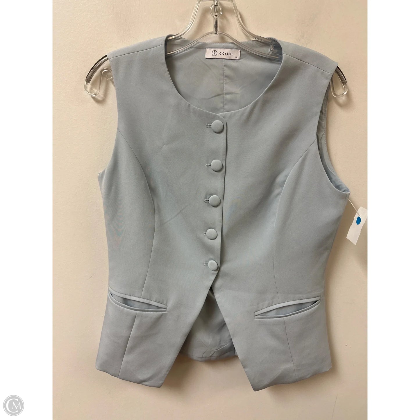 Vest Other By Clothes Mentor In Blue, Size: S