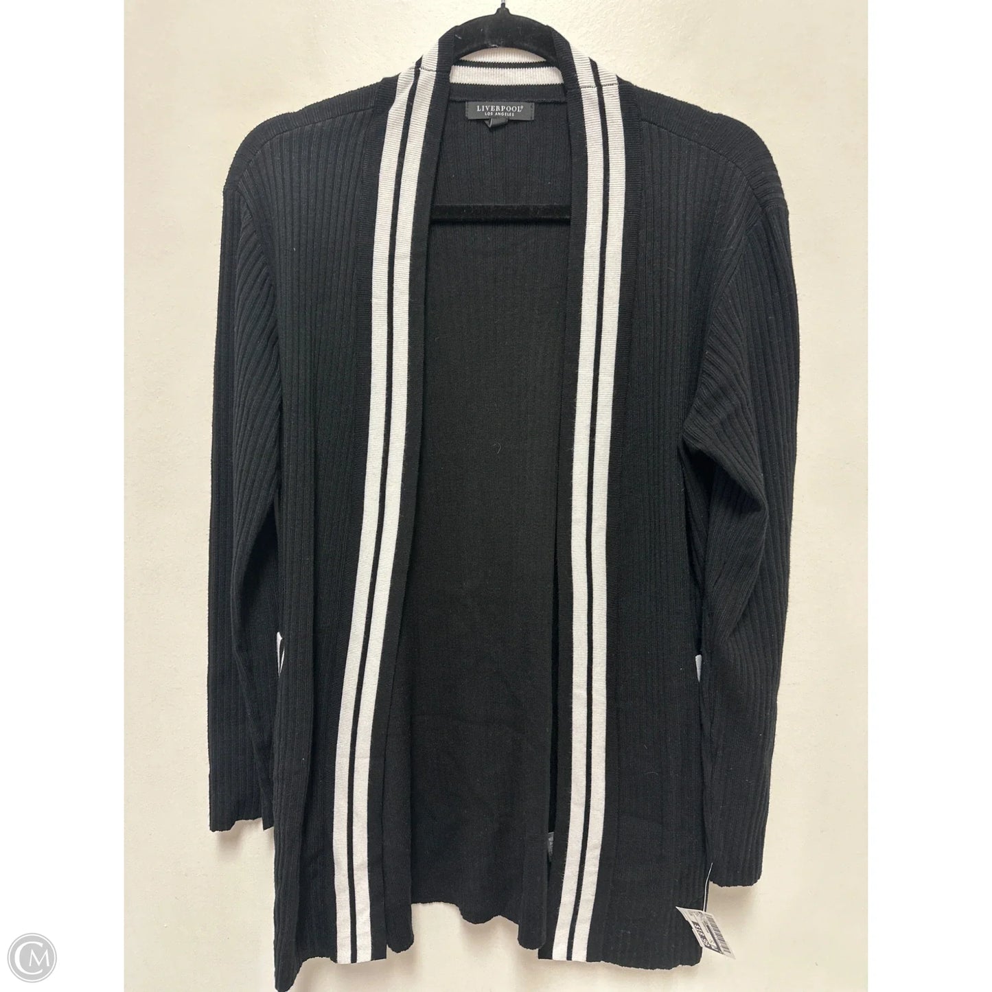 Sweater Cardigan By Liverpool In Black, Size: Xs