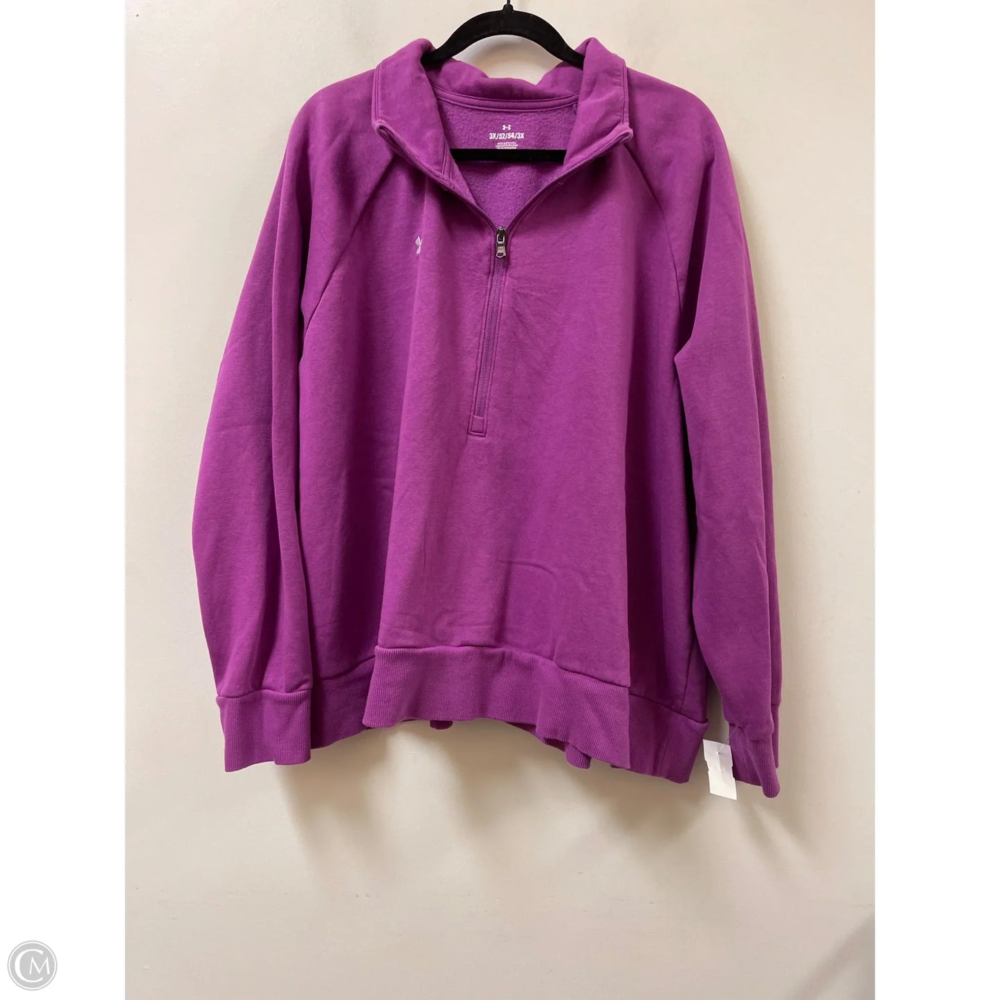 Athletic Sweatshirt Collar By Under Armour In Purple, Size: 3x