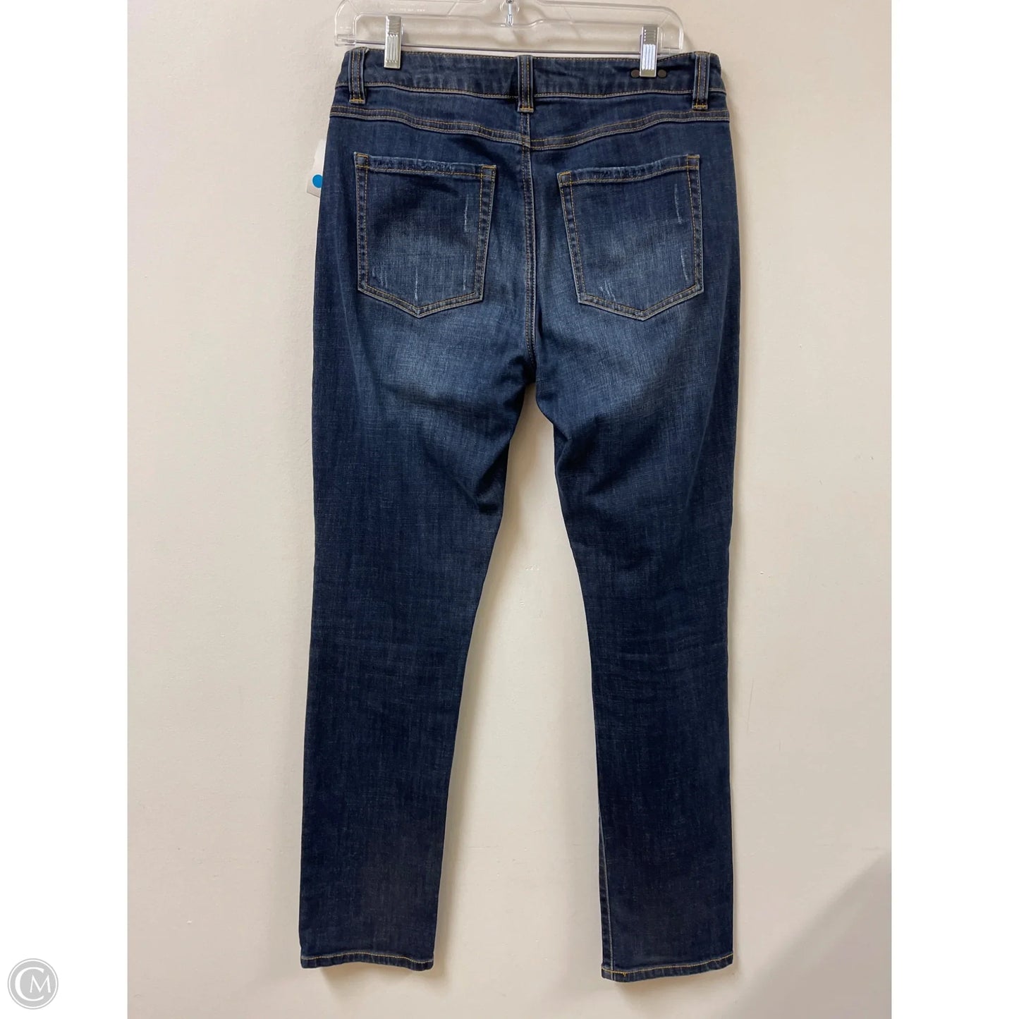 Jeans Skinny By Cabi In Blue Denim, Size: 6