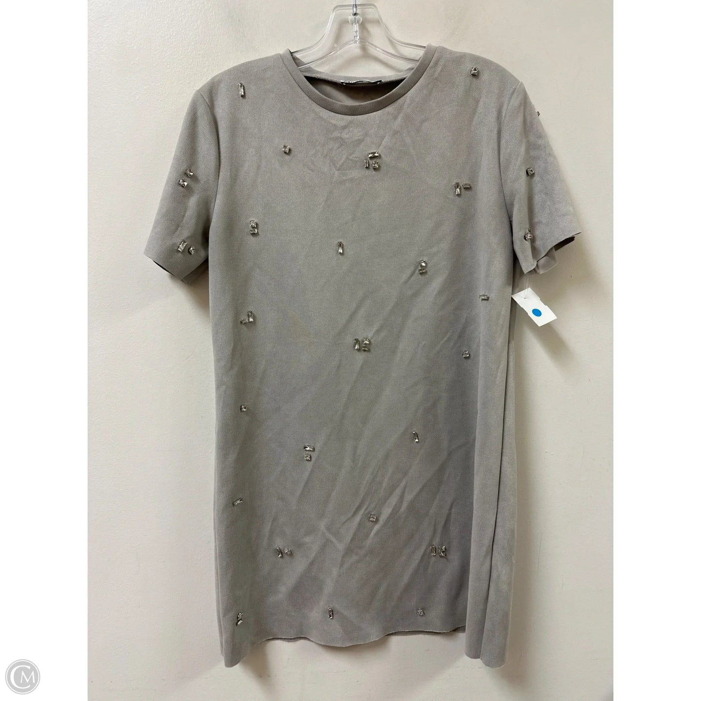Dress Casual Short By Zara In Grey, Size: M