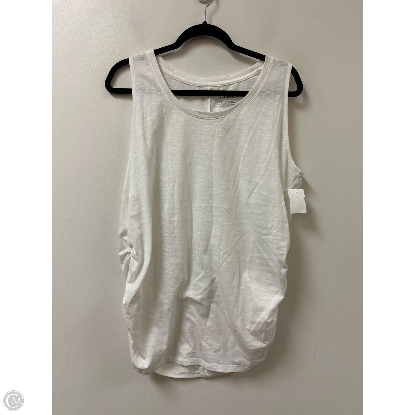 Tank Top By Lane Bryant In White, Size: 1x