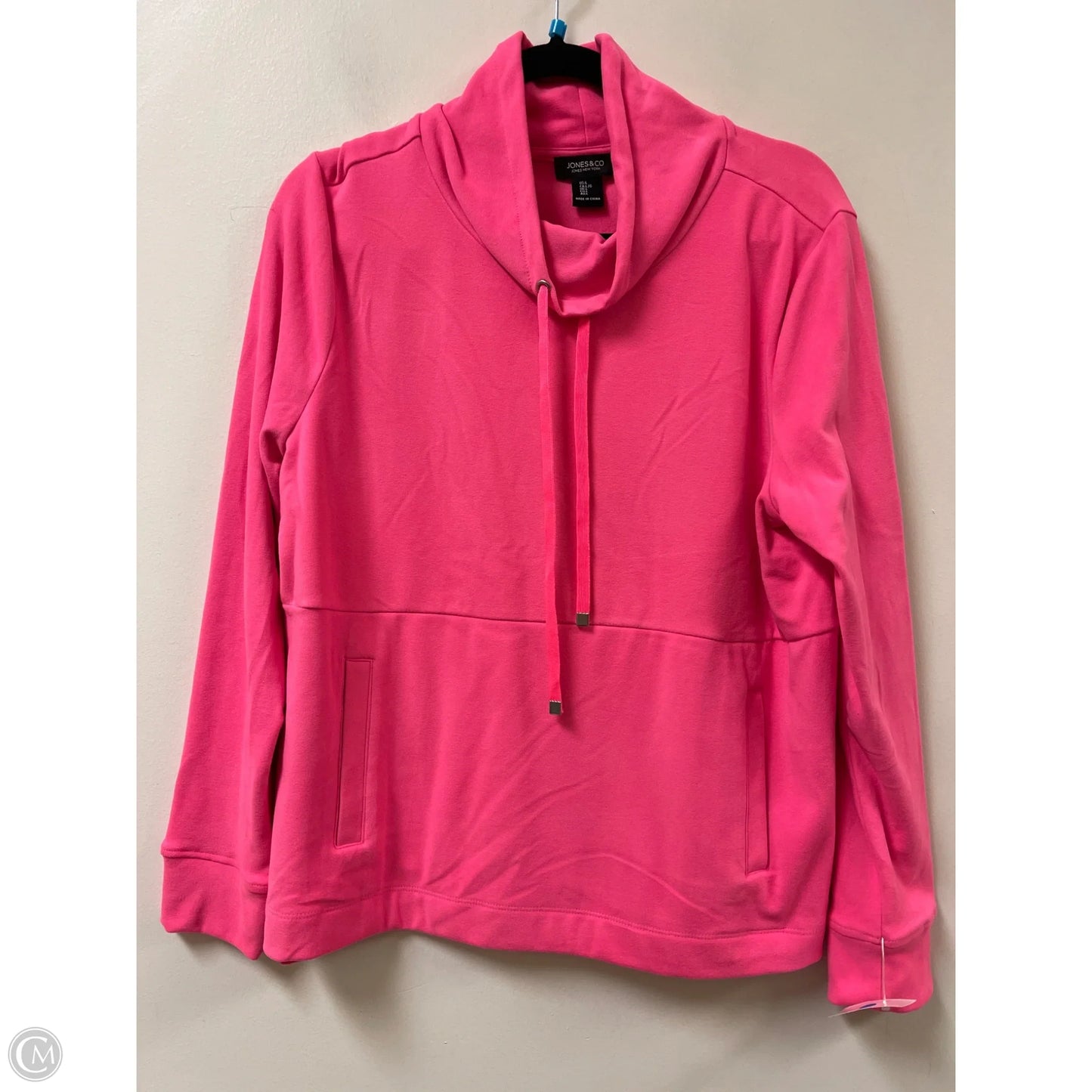 Sweatshirt Collar By Jones And Co In Pink, Size: L