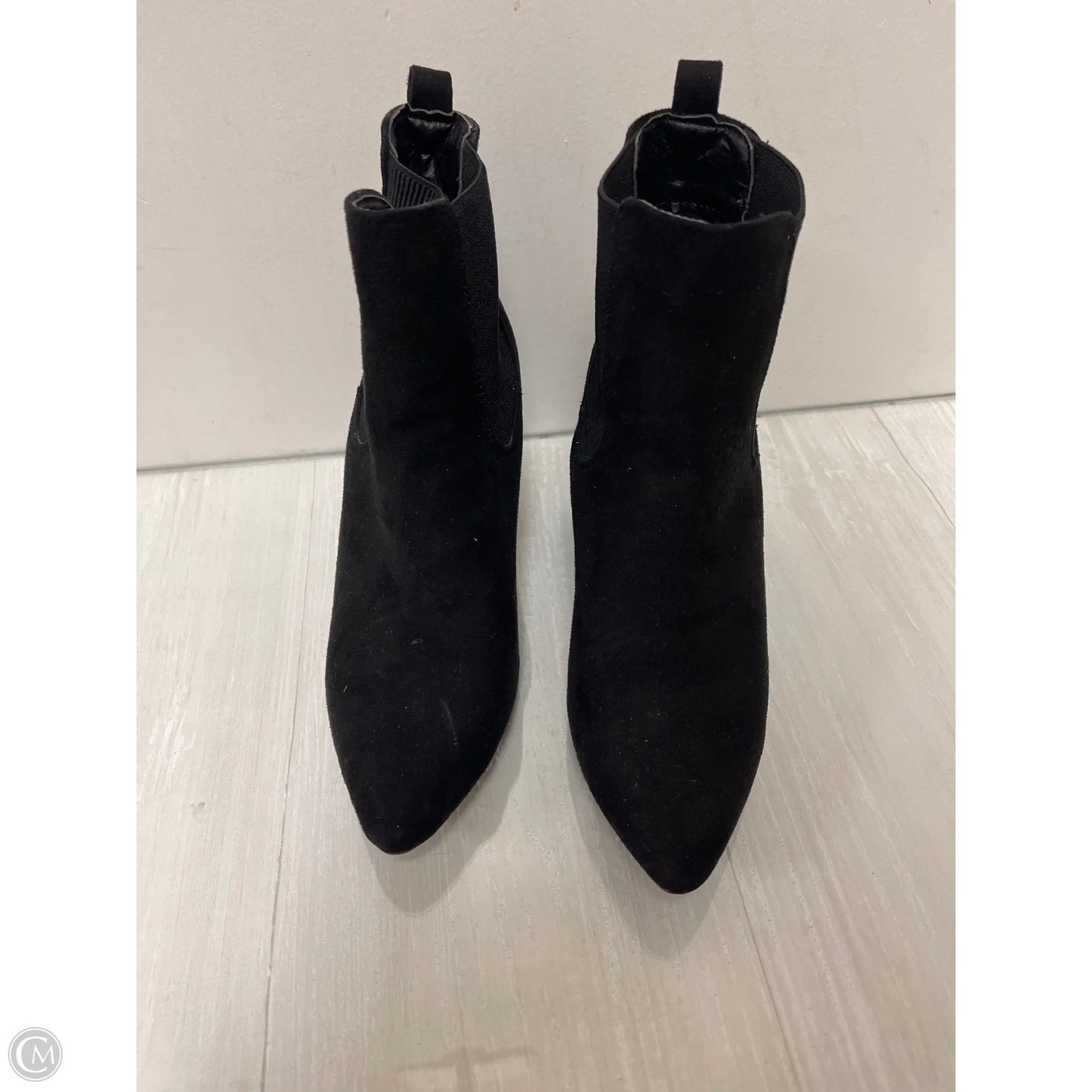 Boots Ankle Heels By Sugar In Black, Size: 8