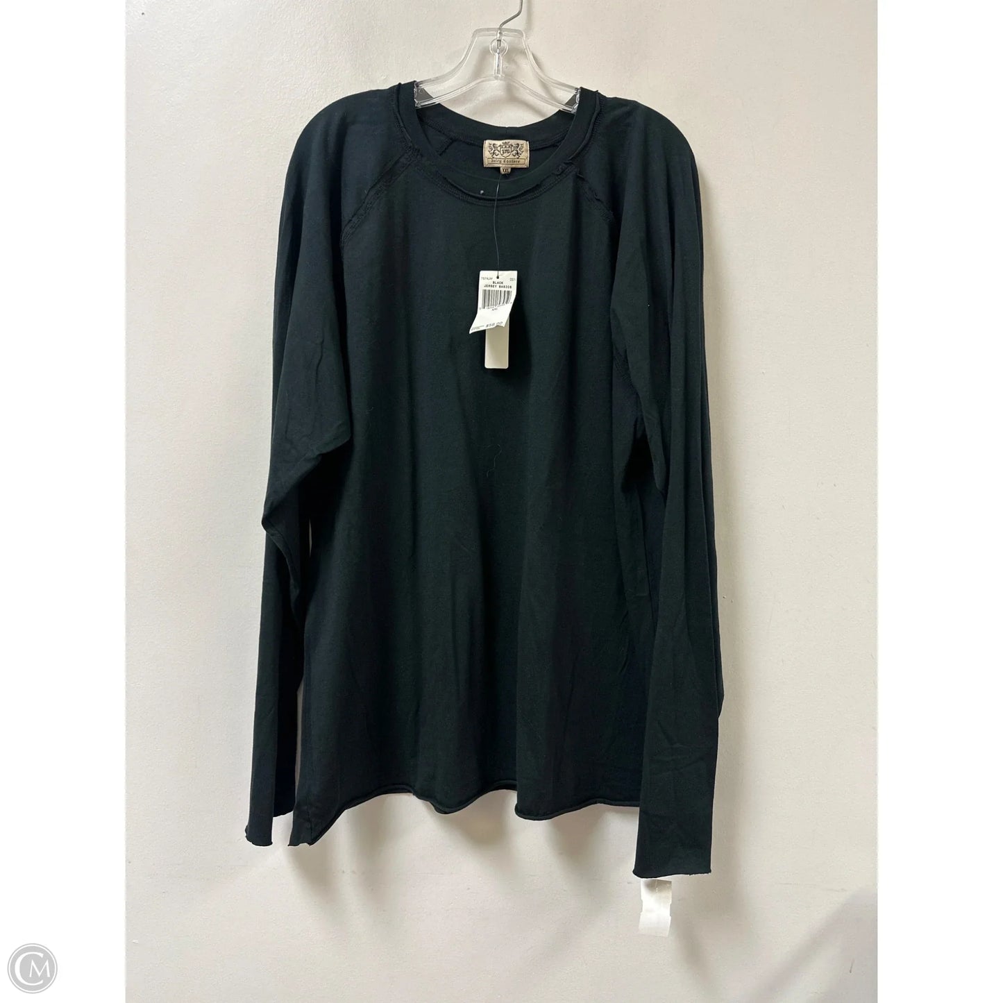 Top Long Sleeve By Juicy Couture In Black, Size: 1x