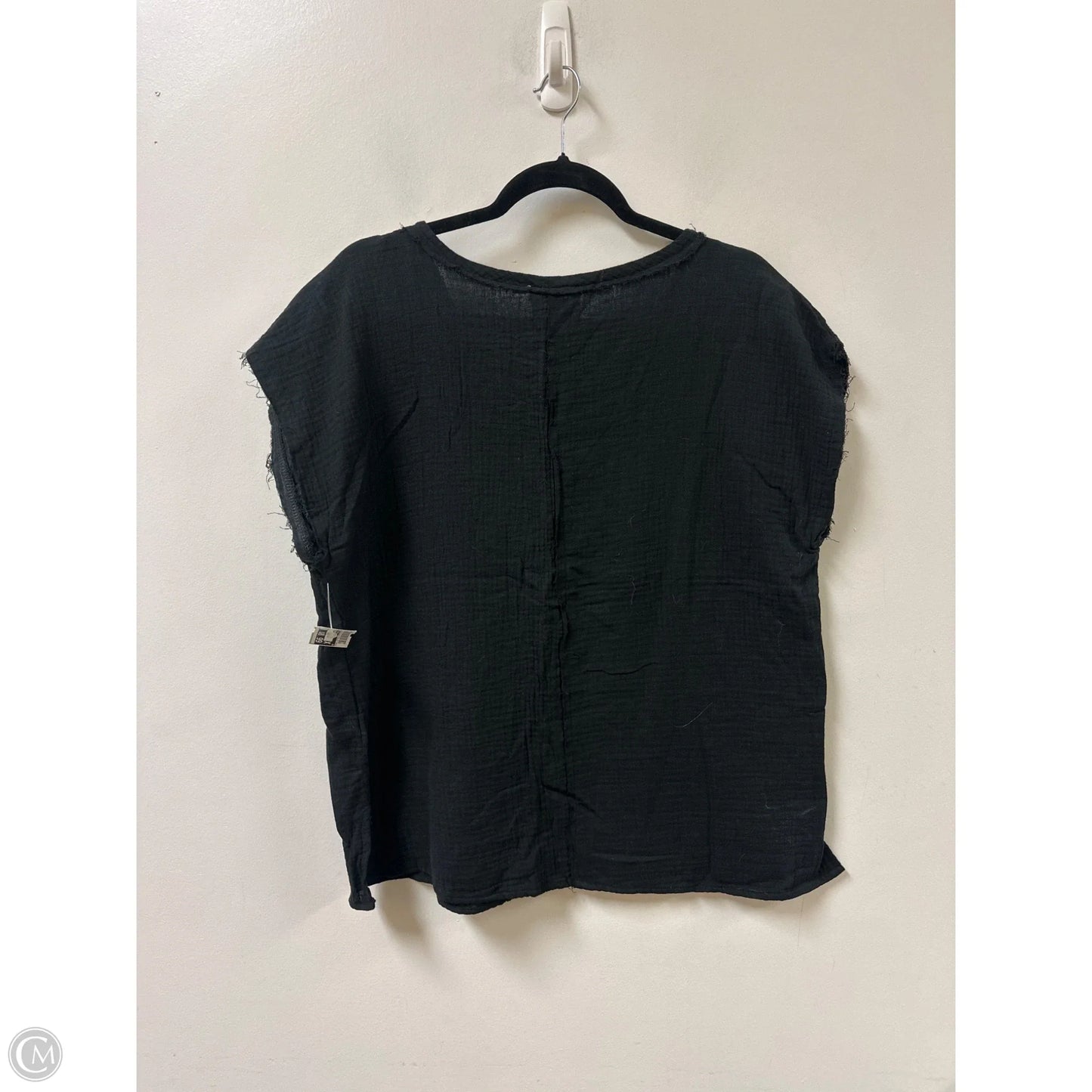 Top Sleeveless By Andree By Unit In Black, Size: L