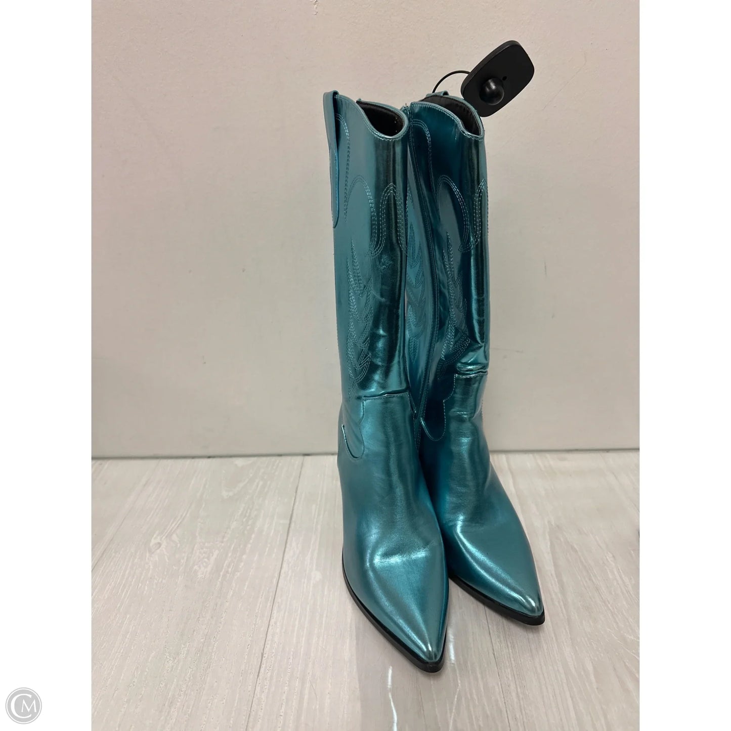 Boots Western By Clothes Mentor In Teal, Size: 7