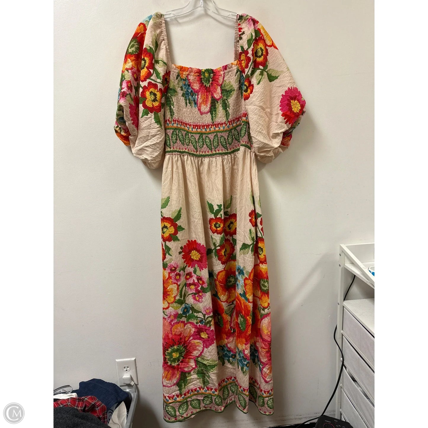 Dress Casual Maxi By Oddi In Floral Print, Size: 3x