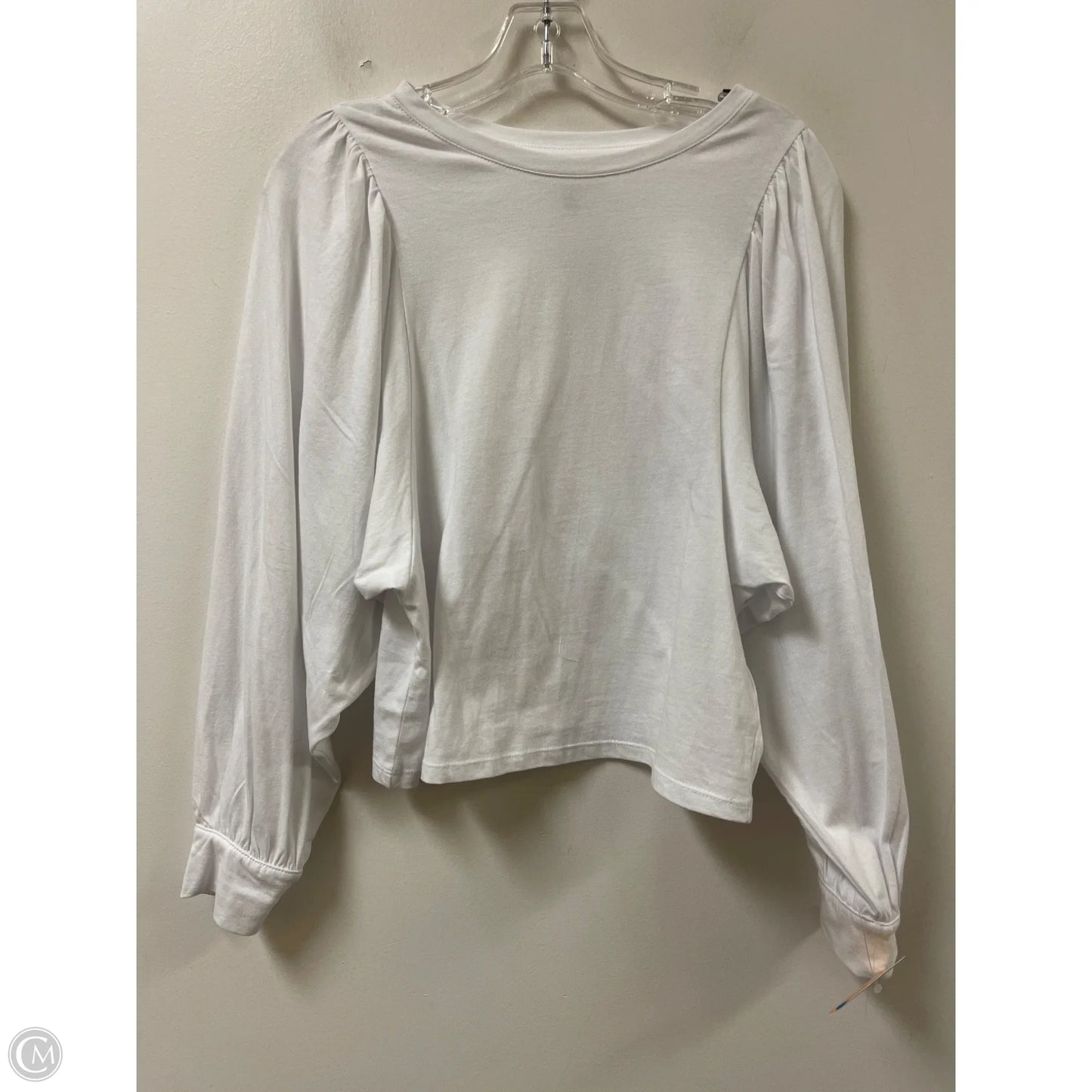 Top Long Sleeve By Versona In White, Size: Xs
