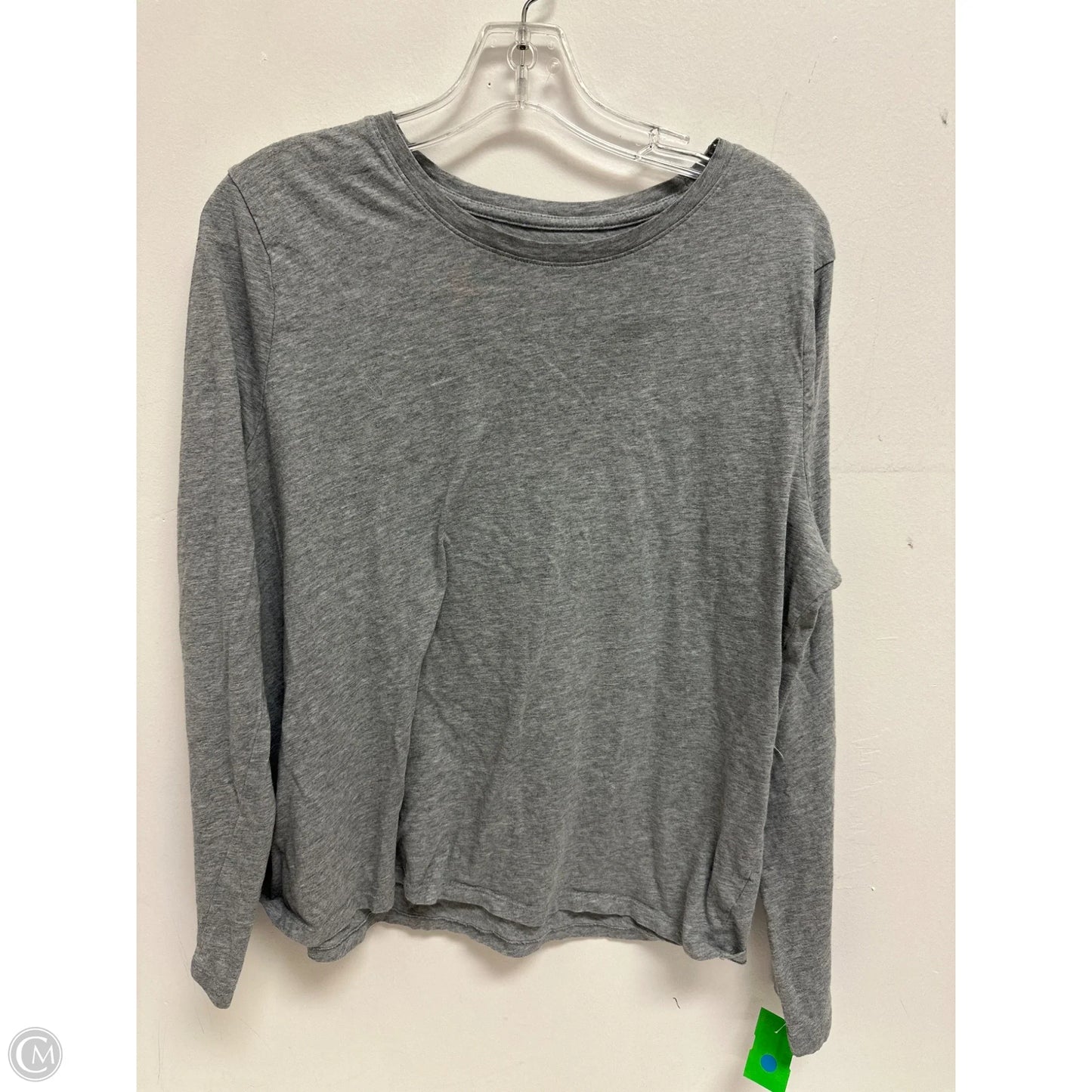 Top Long Sleeve By Time And Tru In Grey, Size: Xl