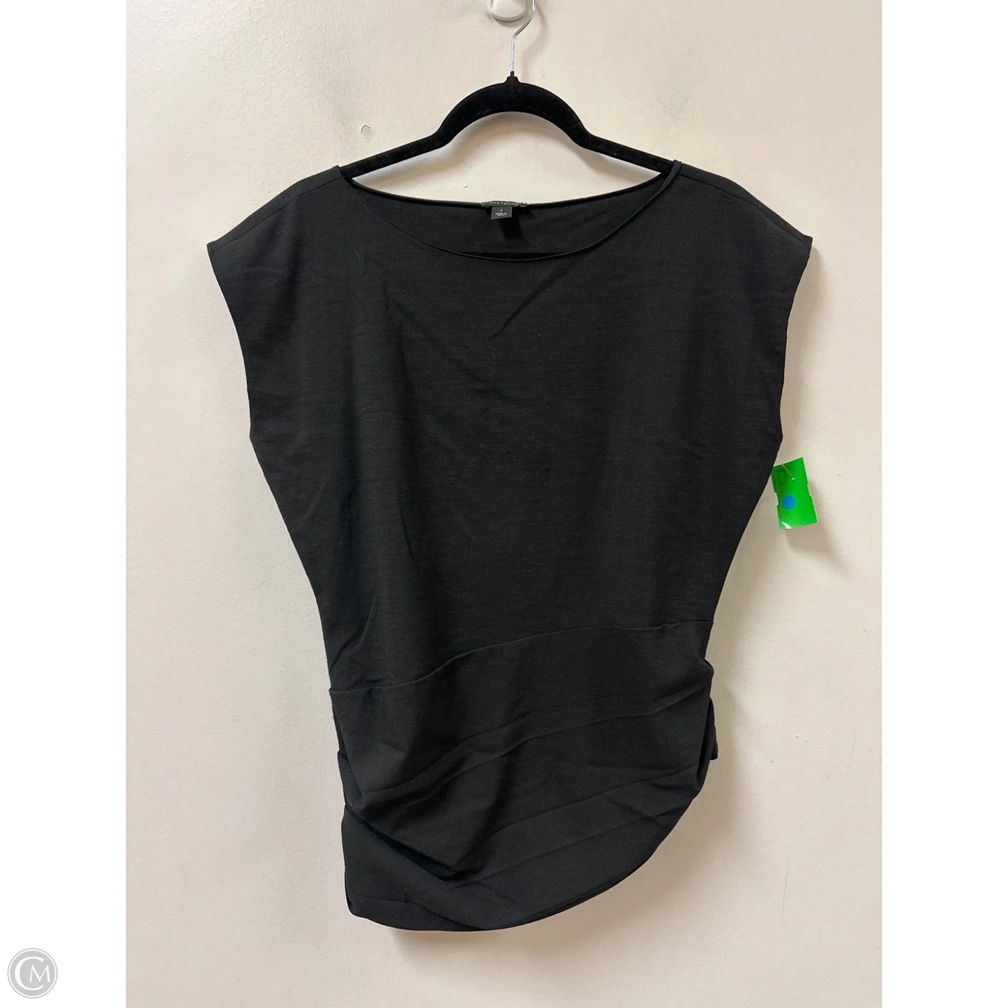 Top Sleeveless By Ann Taylor In Black, Size: S