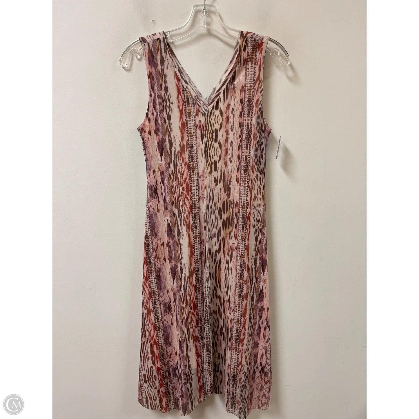 Dress Casual Midi By Tahari In Animal Print, Size: S
