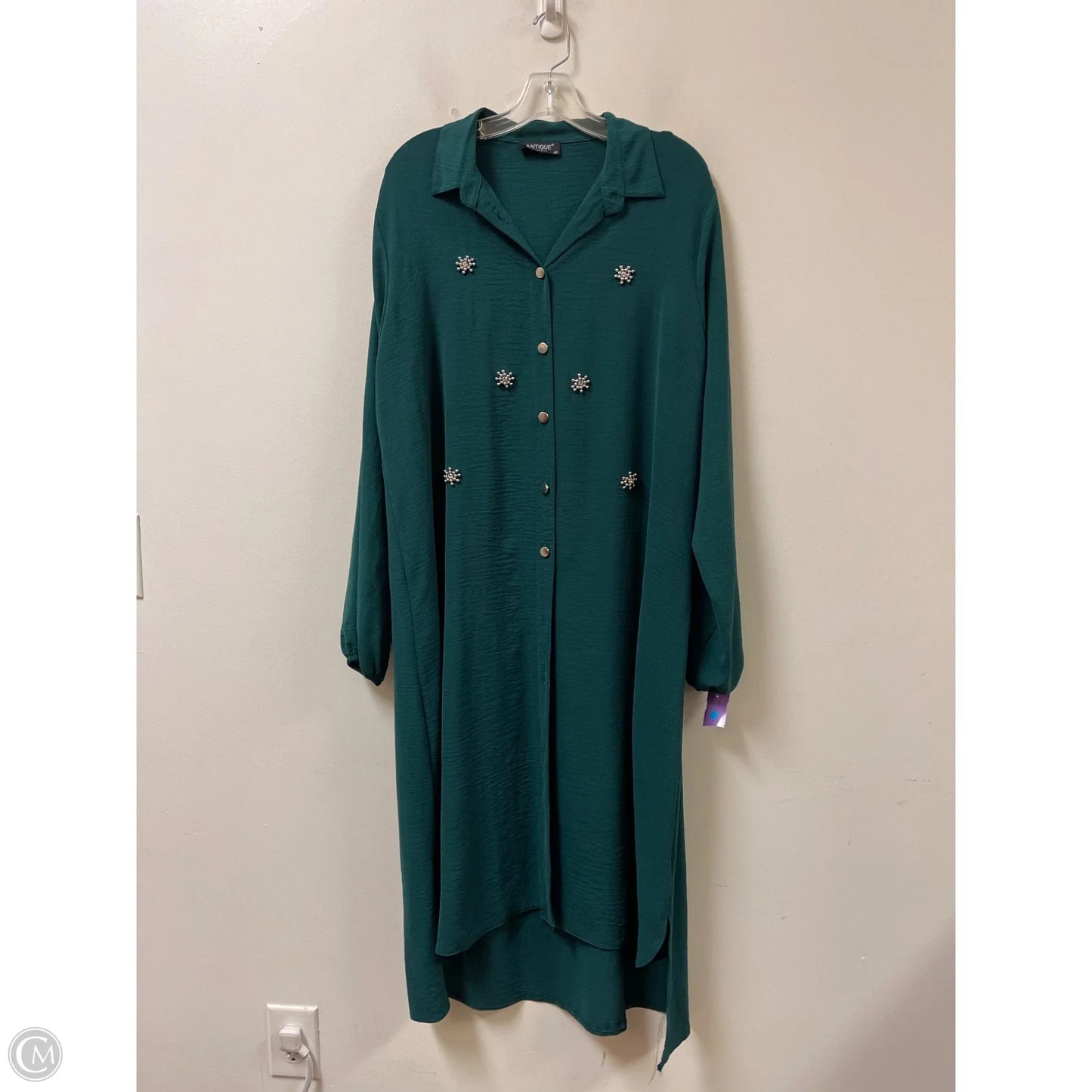 Dress Casual Maxi By Clothes Mentor In Green, Size: Xl