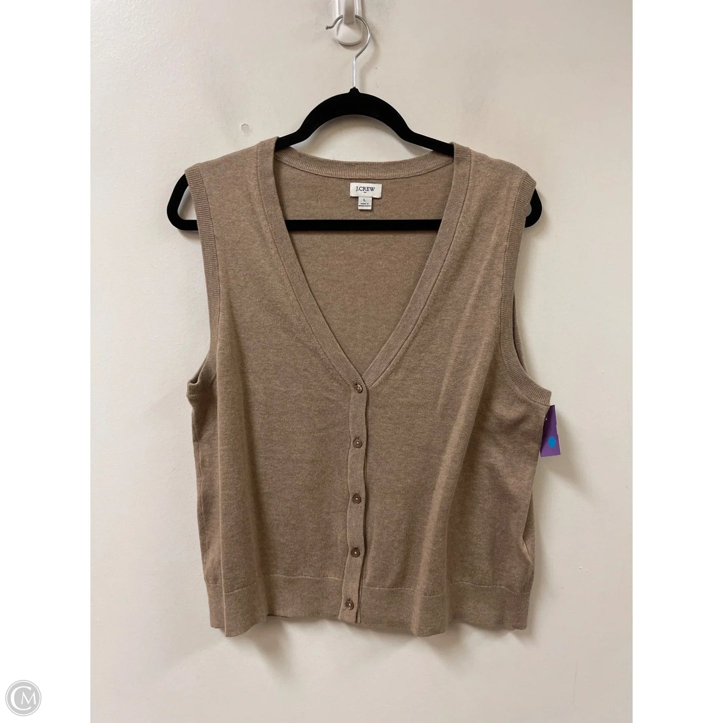 Vest Other By J. Crew In Tan, Size: L