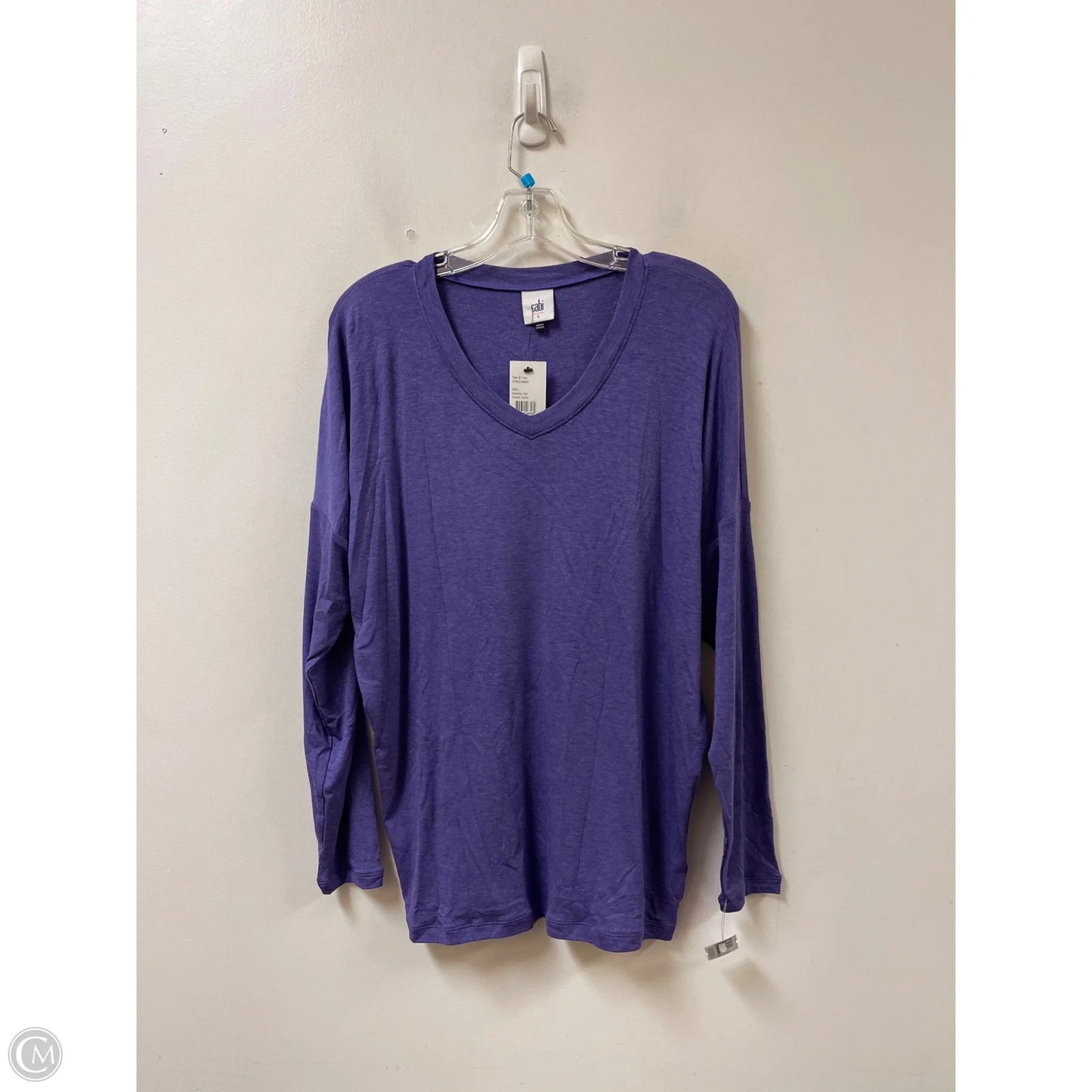 Top Long Sleeve By Cabi In Purple, Size: S