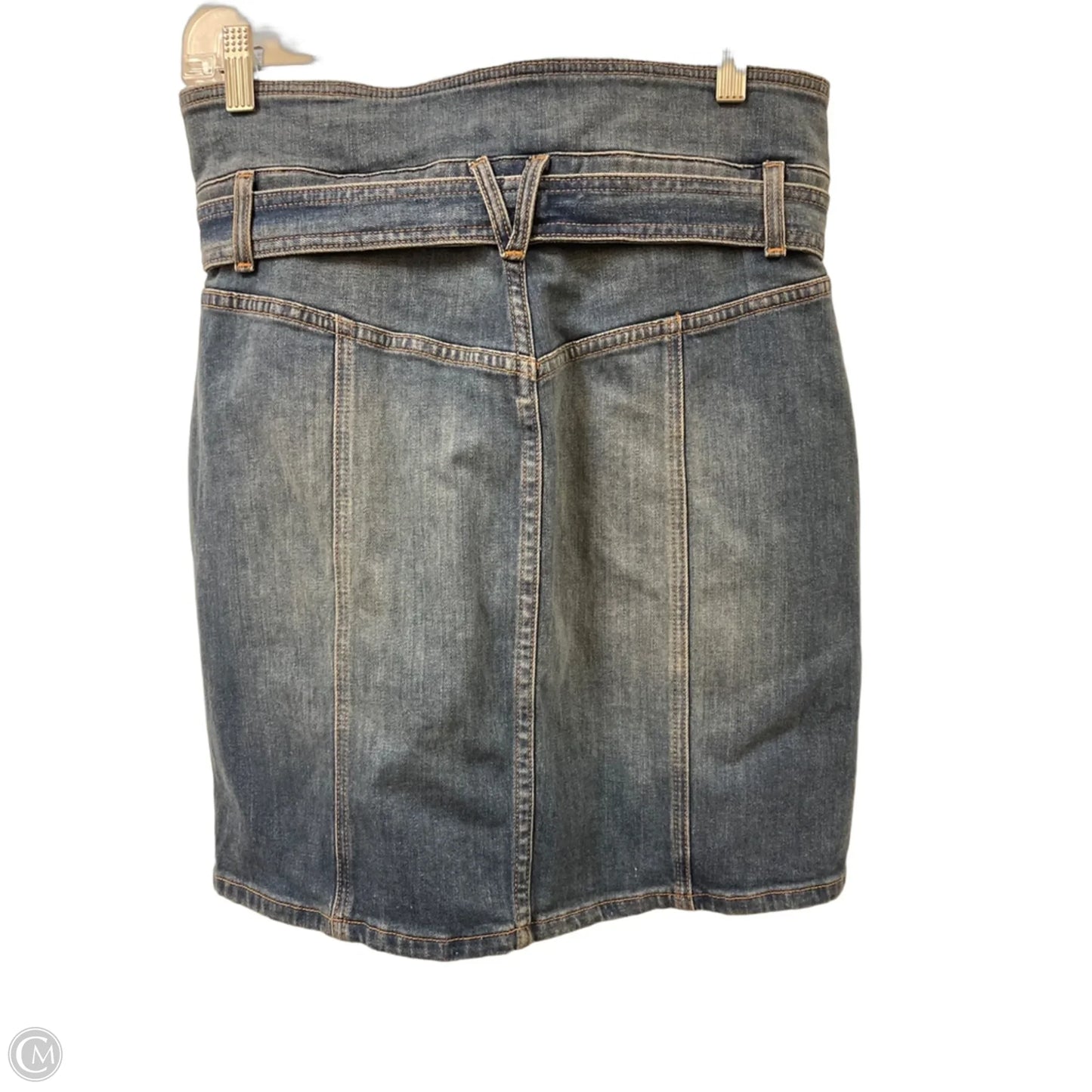 Skirt Mini & Short By Veronica Beard In Blue Denim, Size: 10