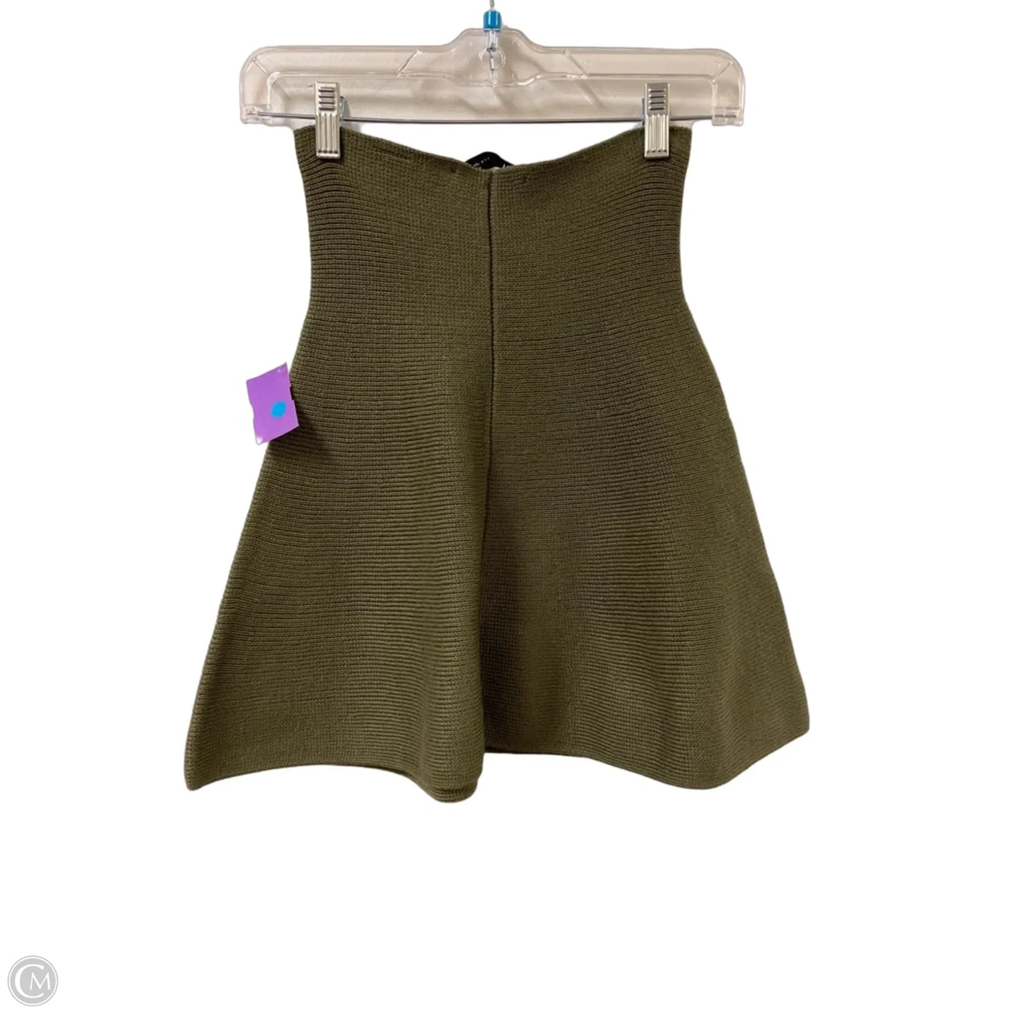 Skirt Mini & Short By Zara In Green, Size: S