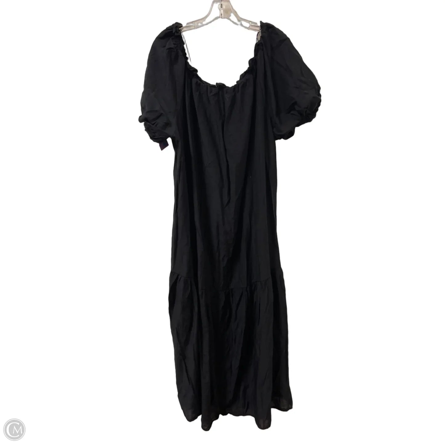 Dress Casual Maxi By H&m In Black, Size: 1x